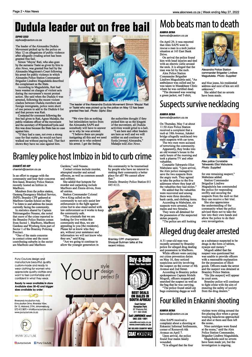 Alex News 27 May 2022 page 2