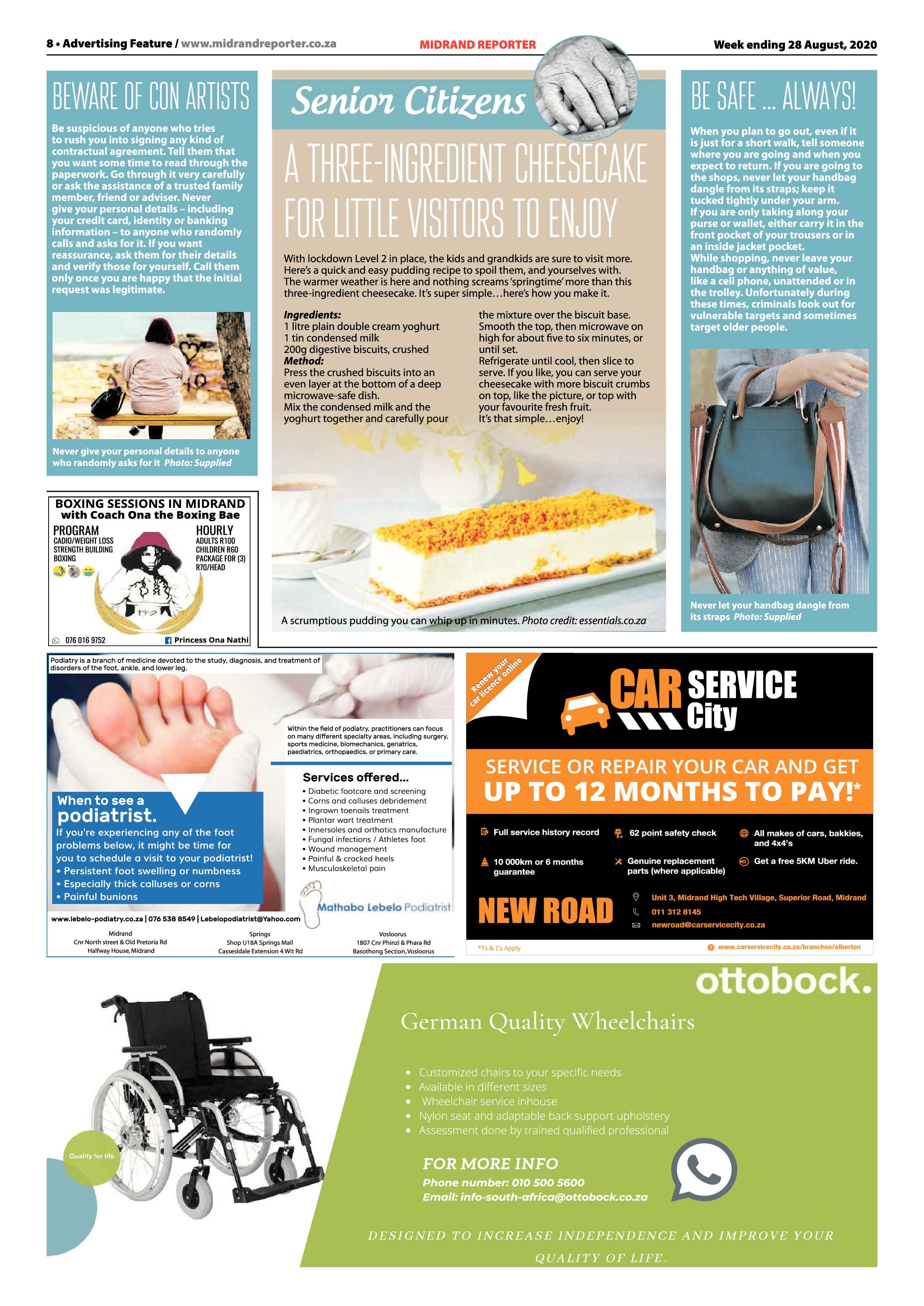 Midrand Reporter 28 August 2020 page 8