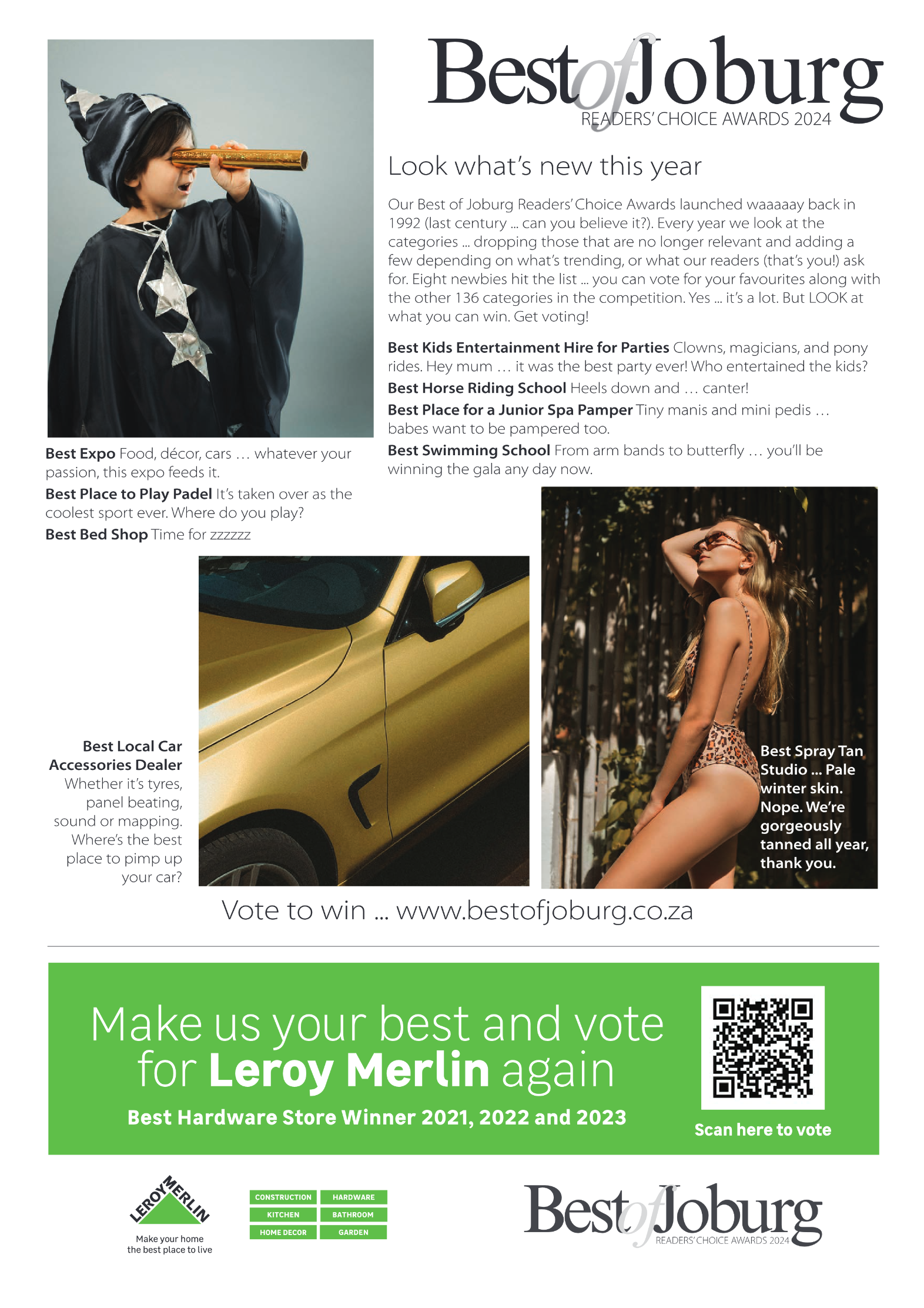 Best of Joburg Readers Choice Awards 2024 page 3