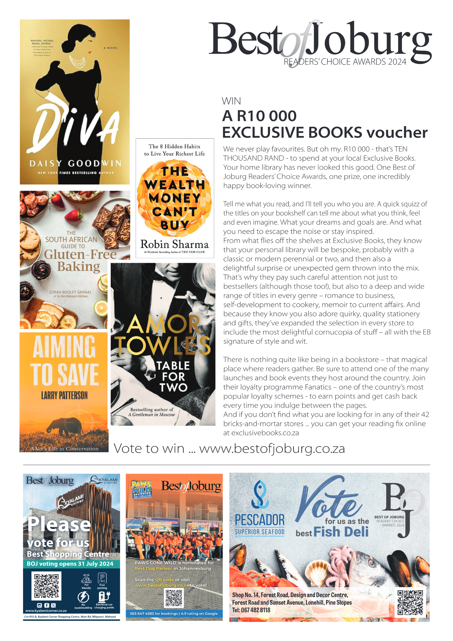 Best of Joburg Readers Choice Awards 2024 page 6