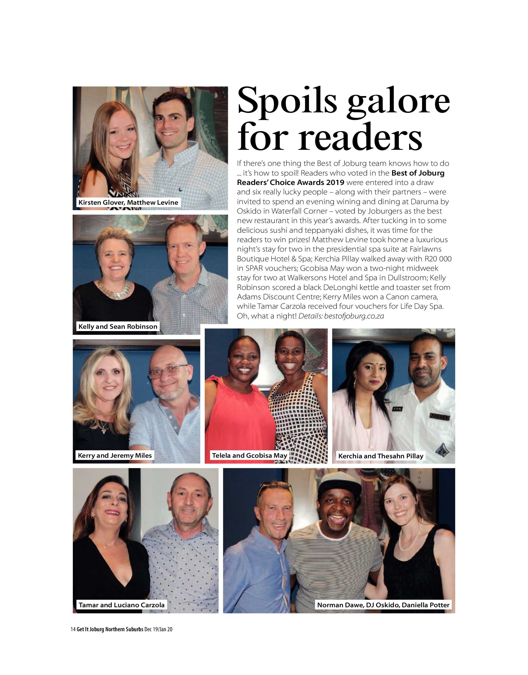 Get It Joburg North Dec/ Jan 2020 page 14