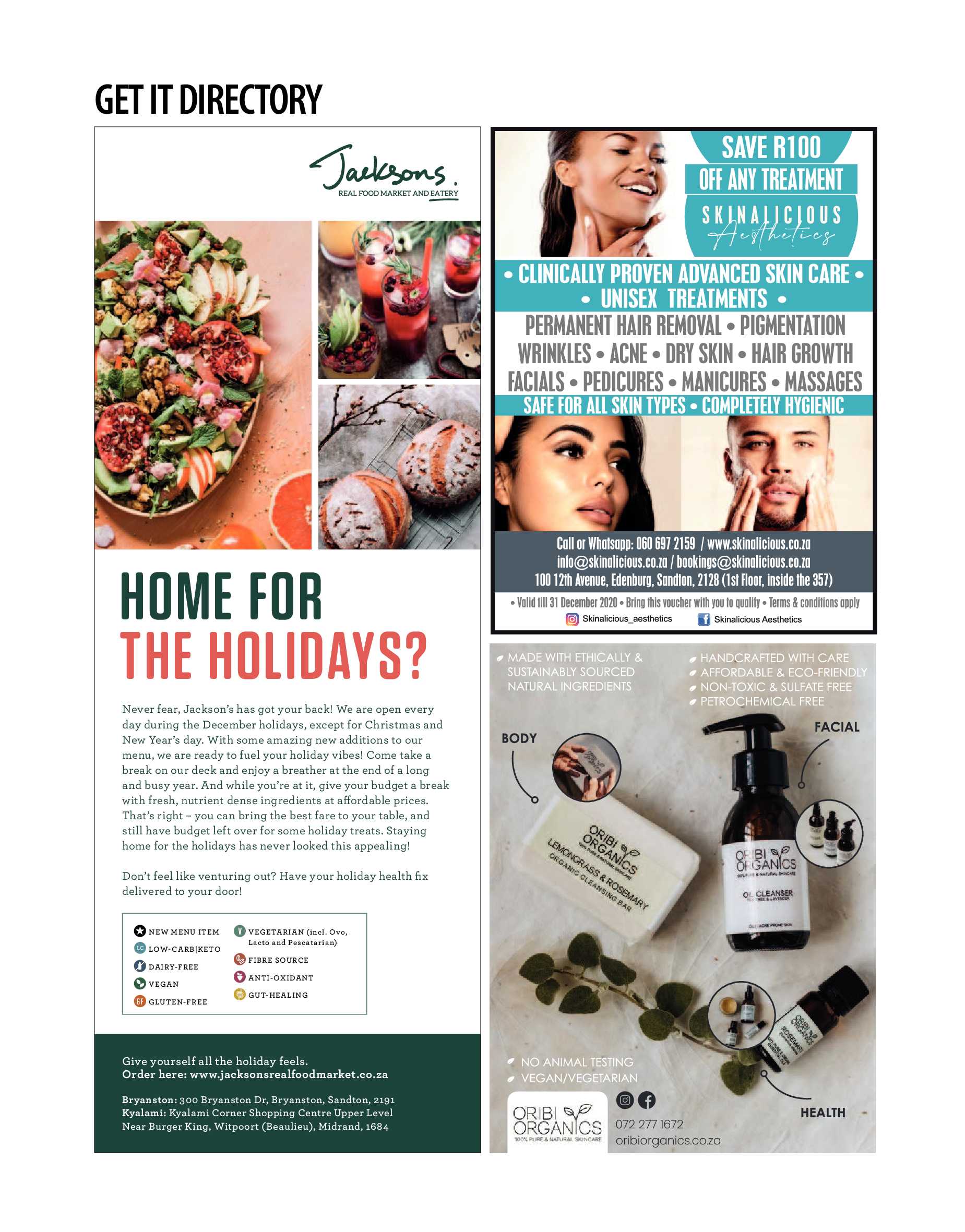 Get It Joburg North December 2020 page 32