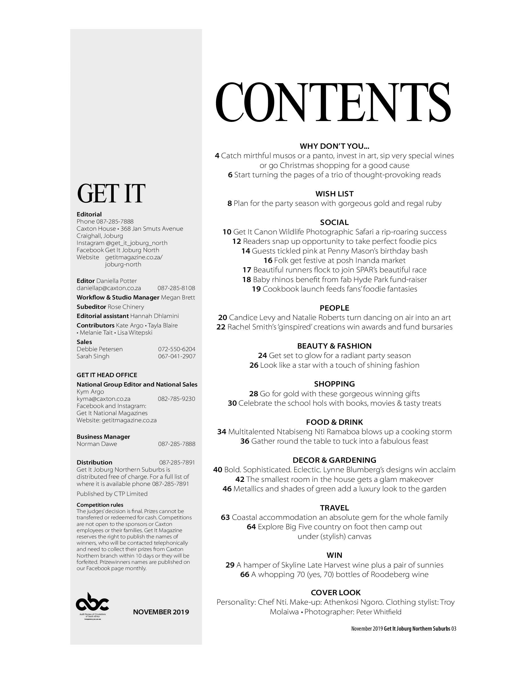 Get It Joburg North November 2020 page 3