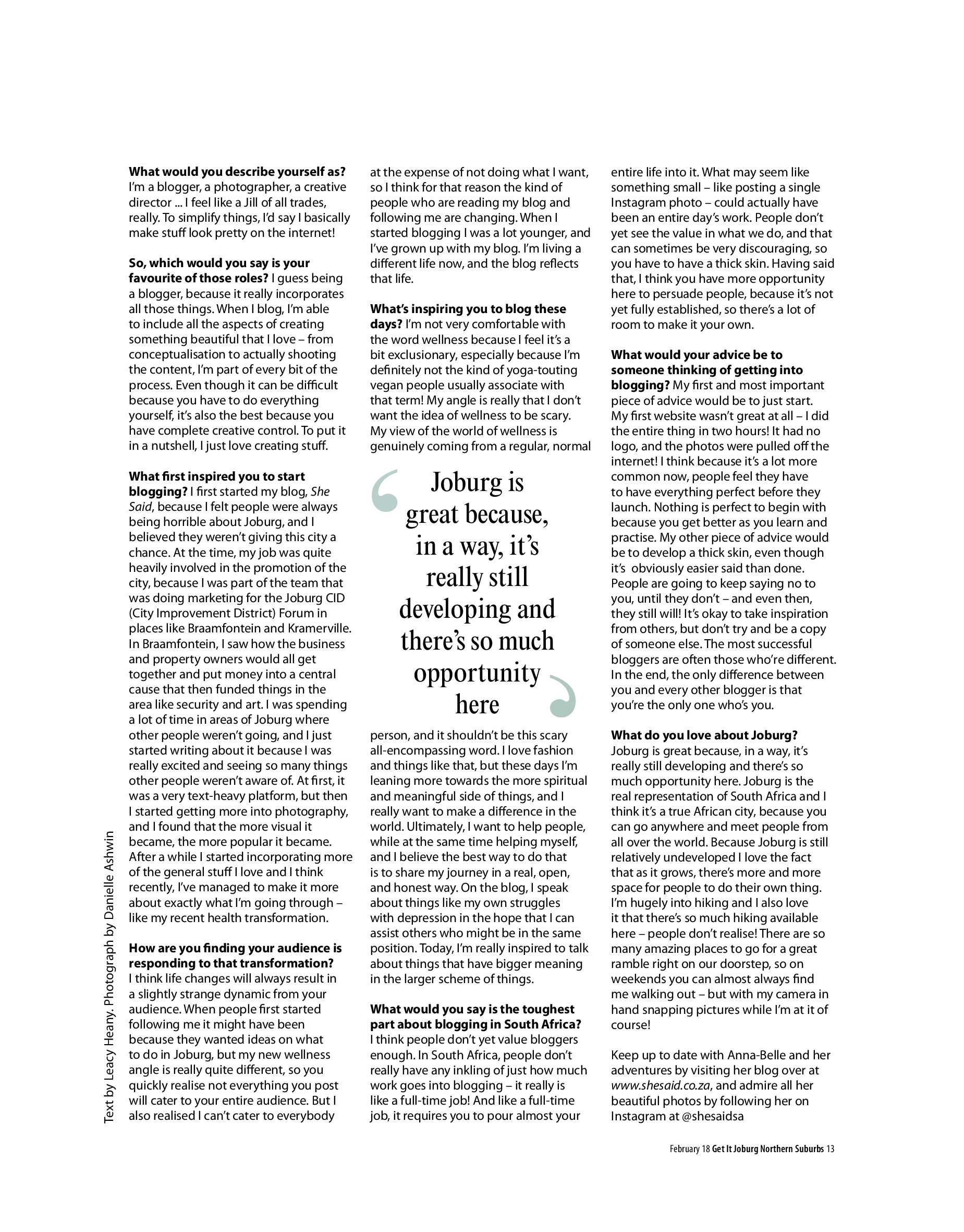 Get It North Feb 2018 page 13