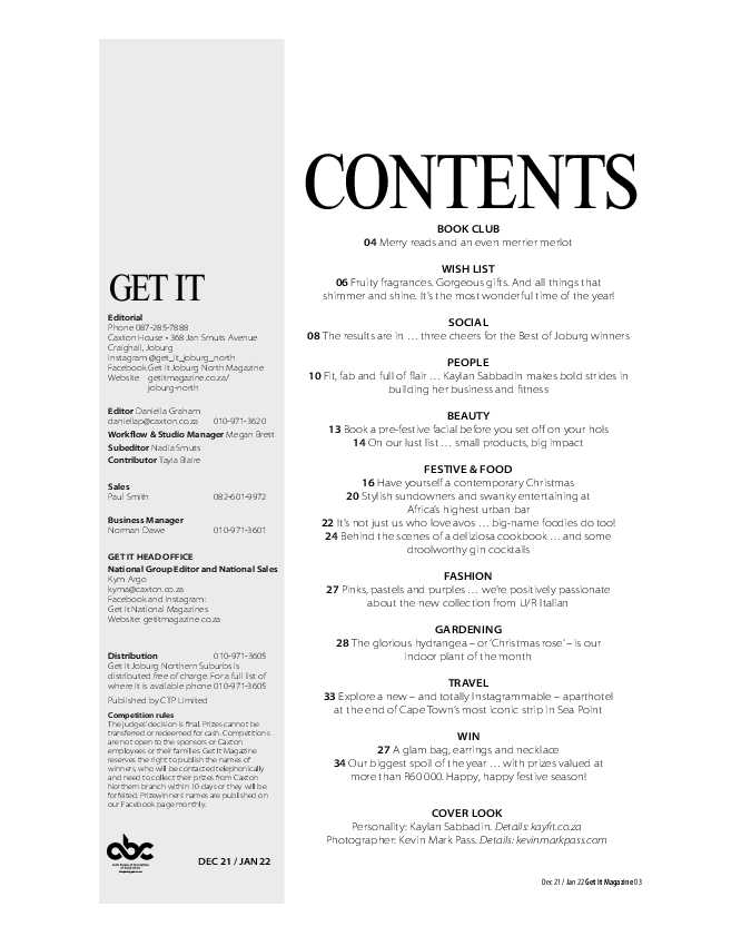 Get it Joburg North December 2021 page 3