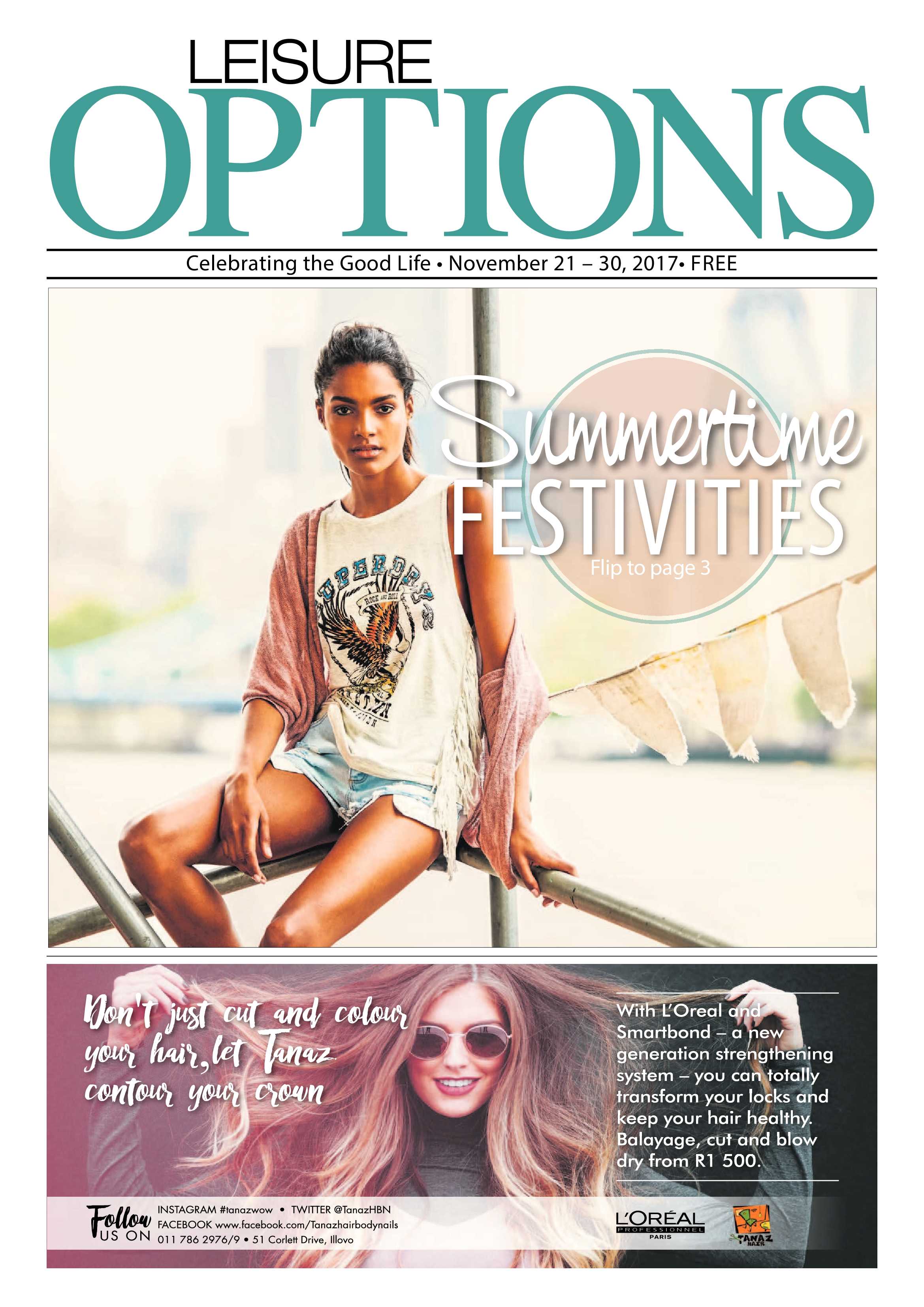 Leisure Options November 21 – 30, 2017 page 1