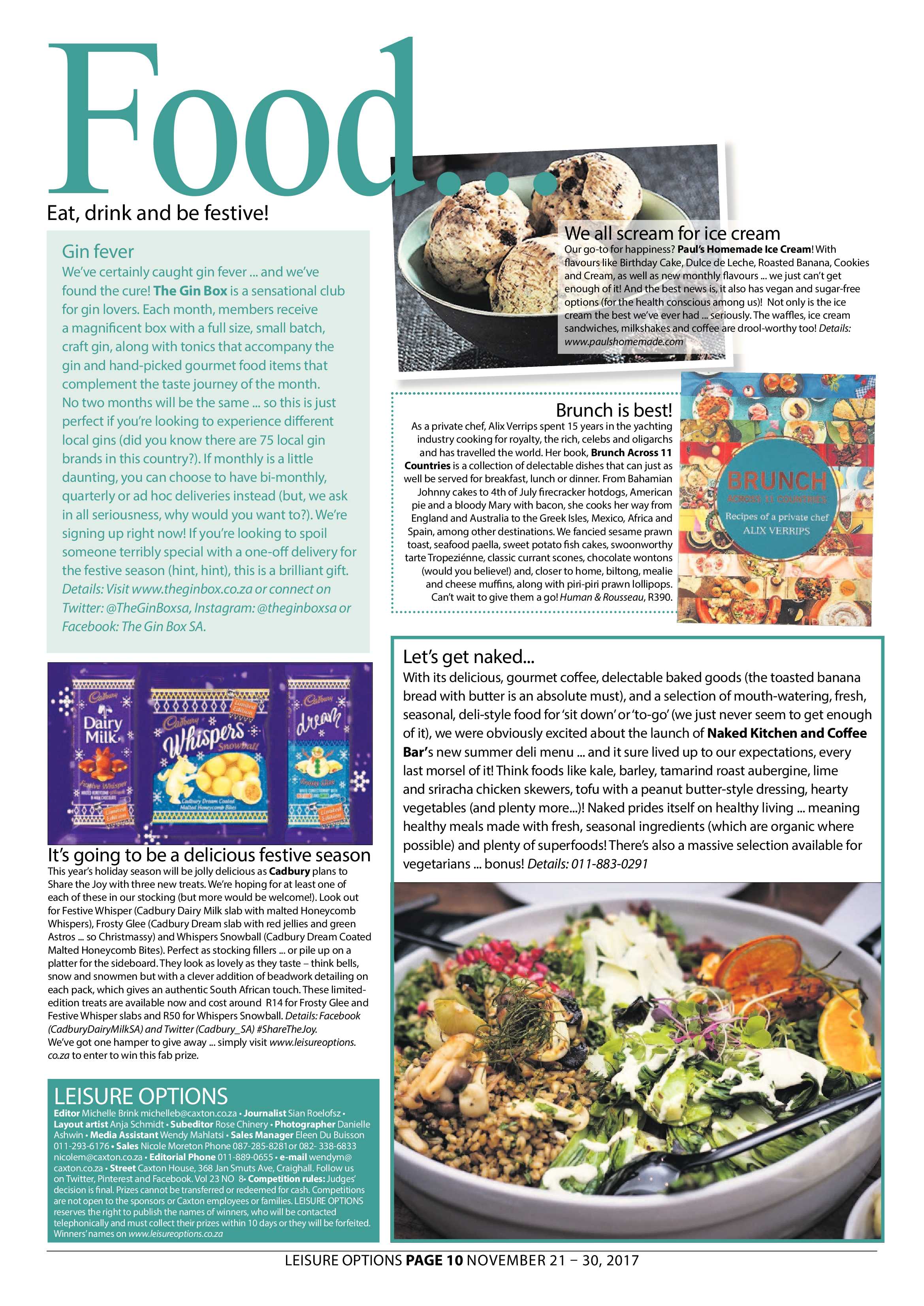 Leisure Options November 21 – 30, 2017 page 10