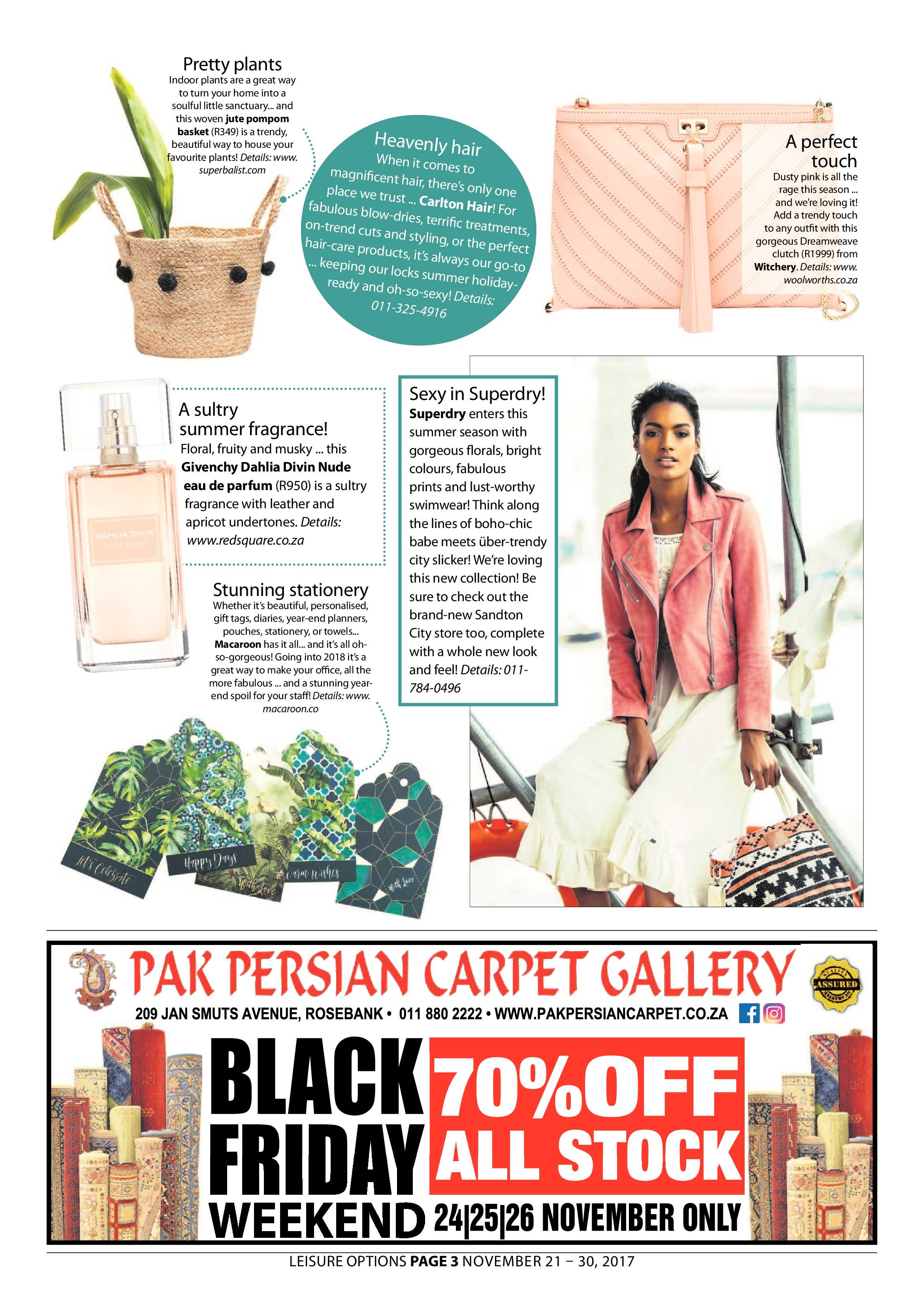 Leisure Options November 21 – 30, 2017 page 3