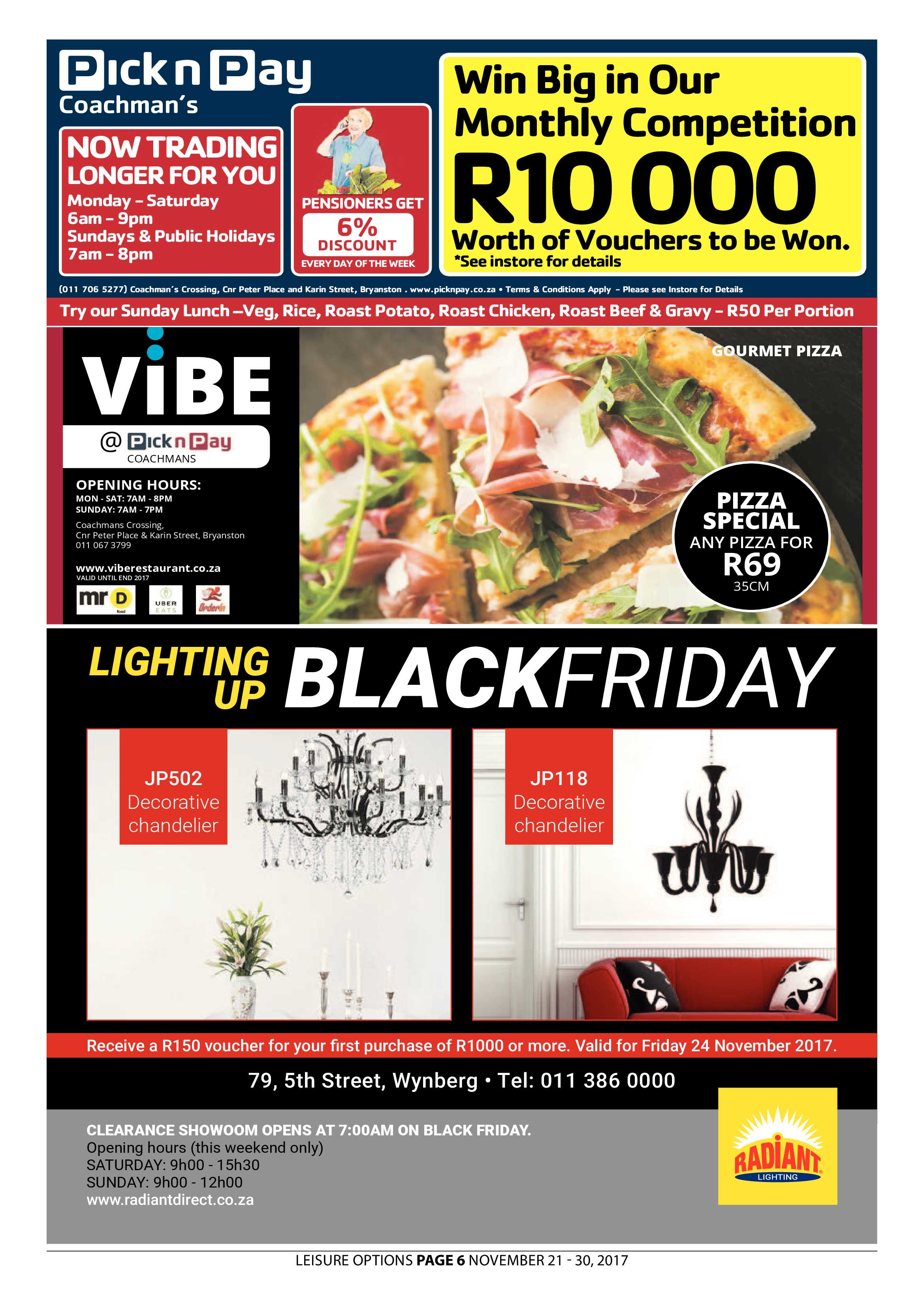 Leisure Options November 21 – 30, 2017 page 6