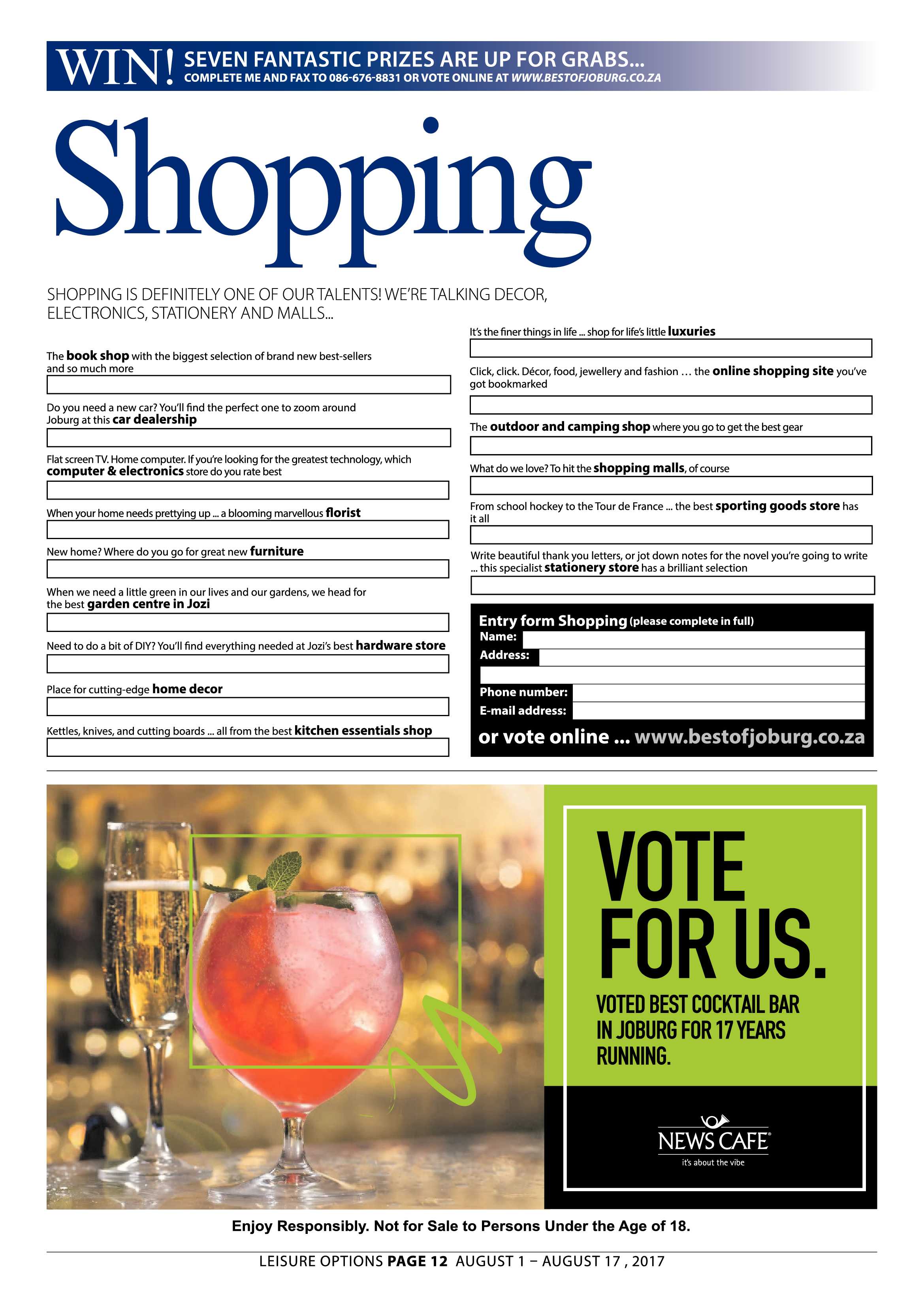 Leisure Options 1-17 August 2017 page 12