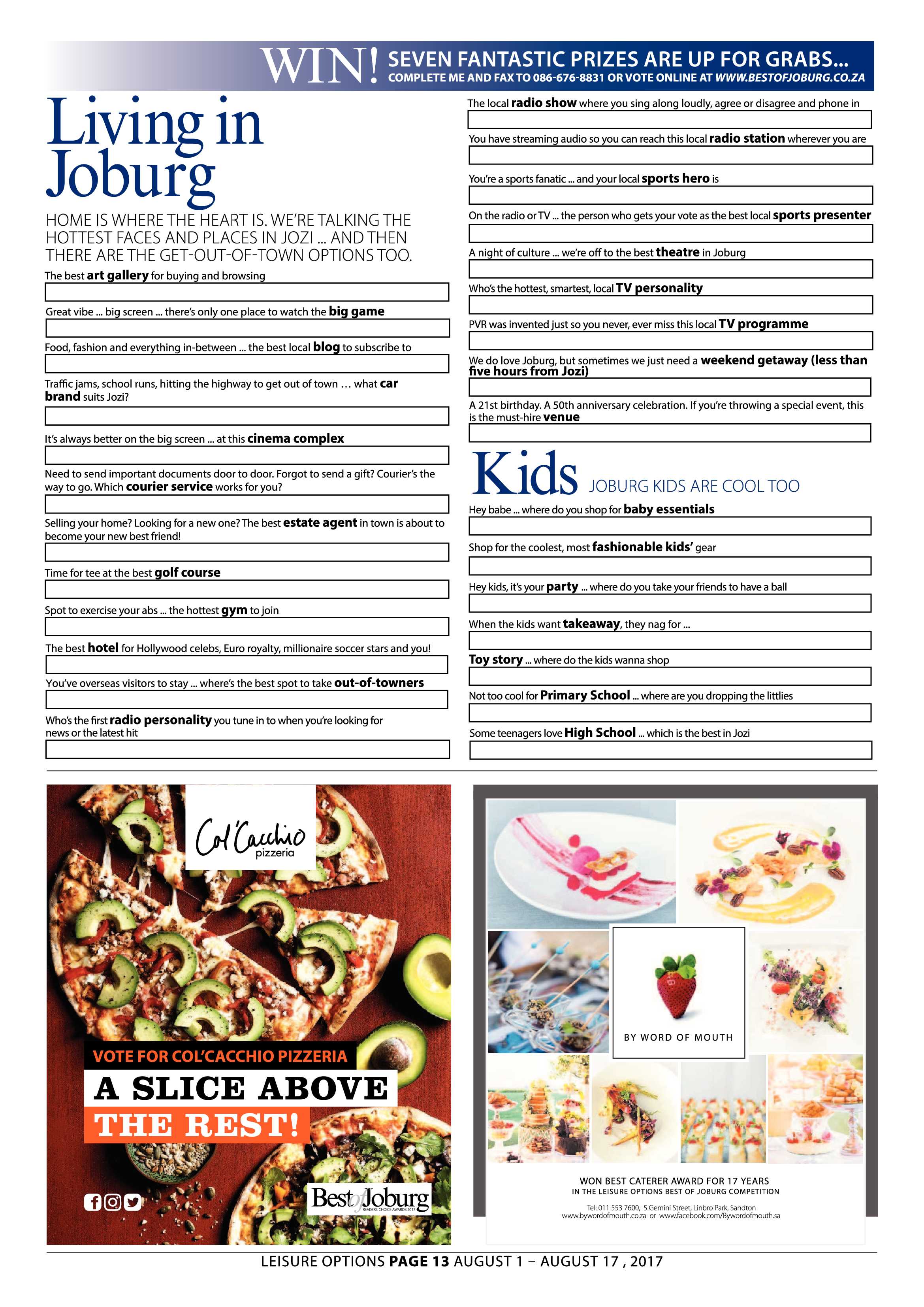 Leisure Options 1-17 August 2017 page 13