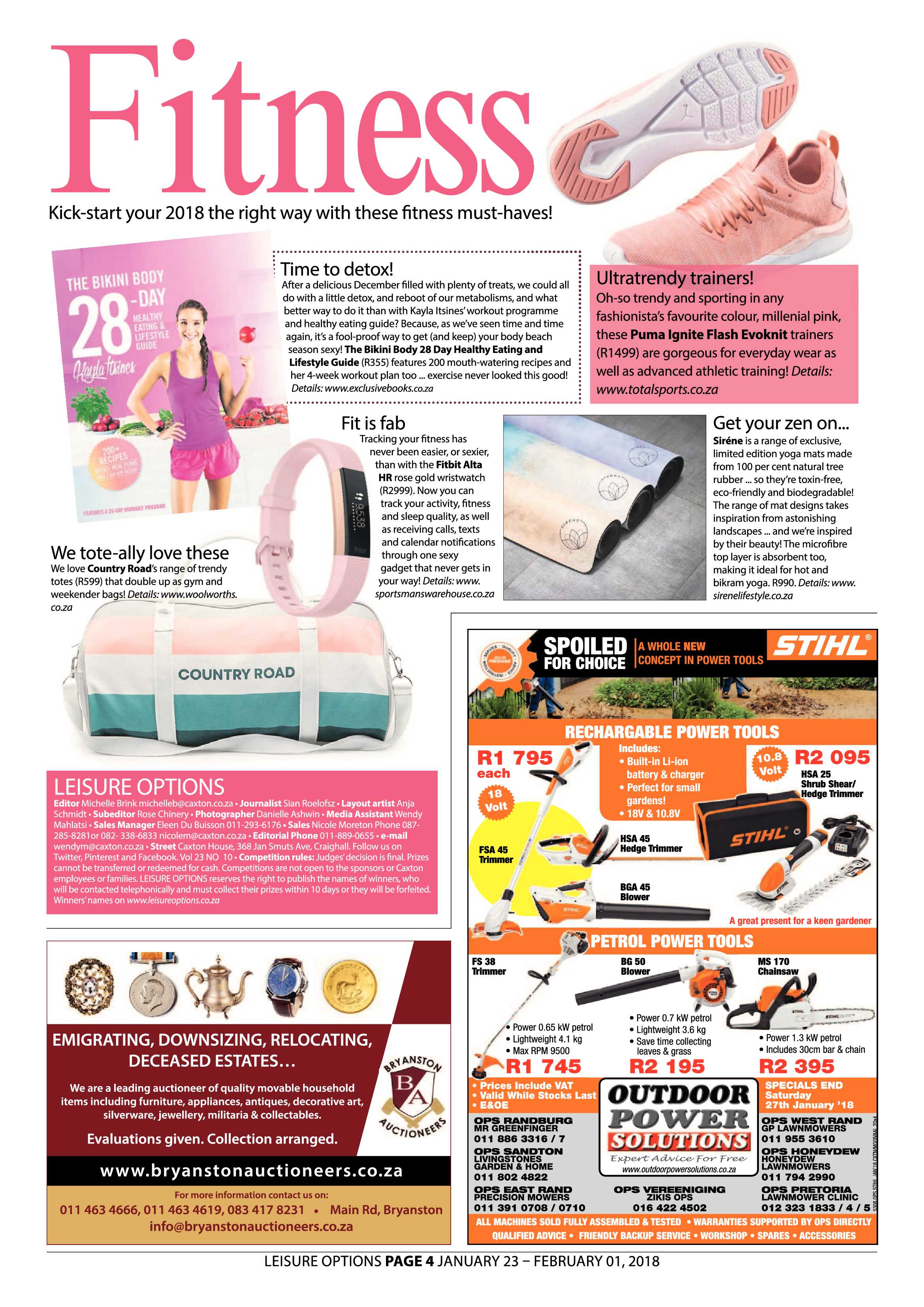 Leisure Options January 23 – February 01, 2018 page 4