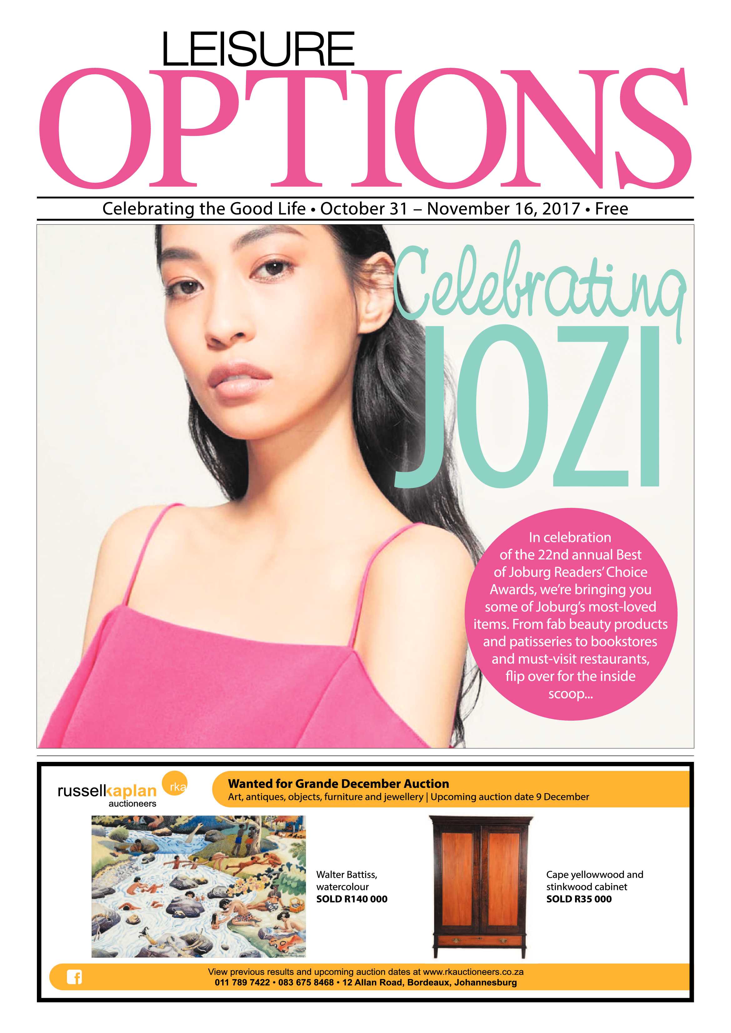 Leisure Options October 31- November 16 2017 page 1