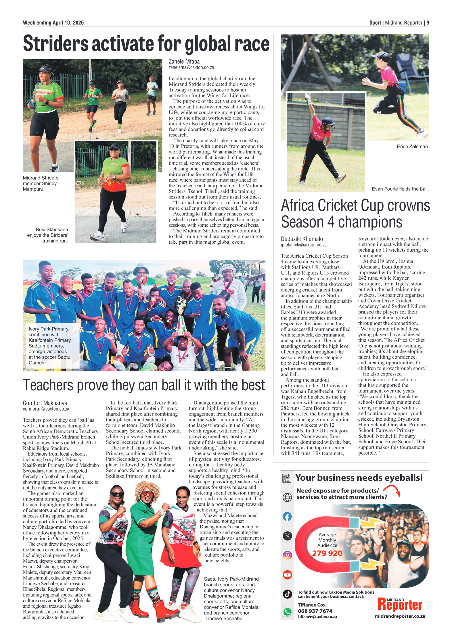 Midrand Reporter 10 April page 11