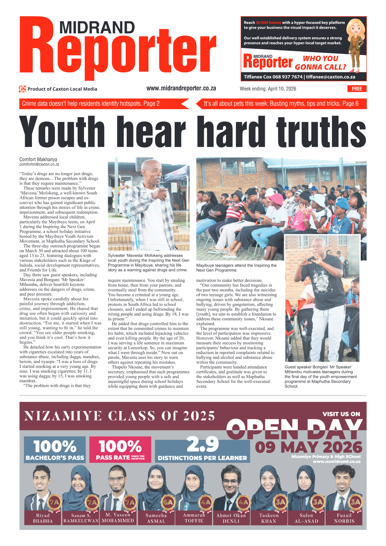 Midrand Reporter 10 April page 3