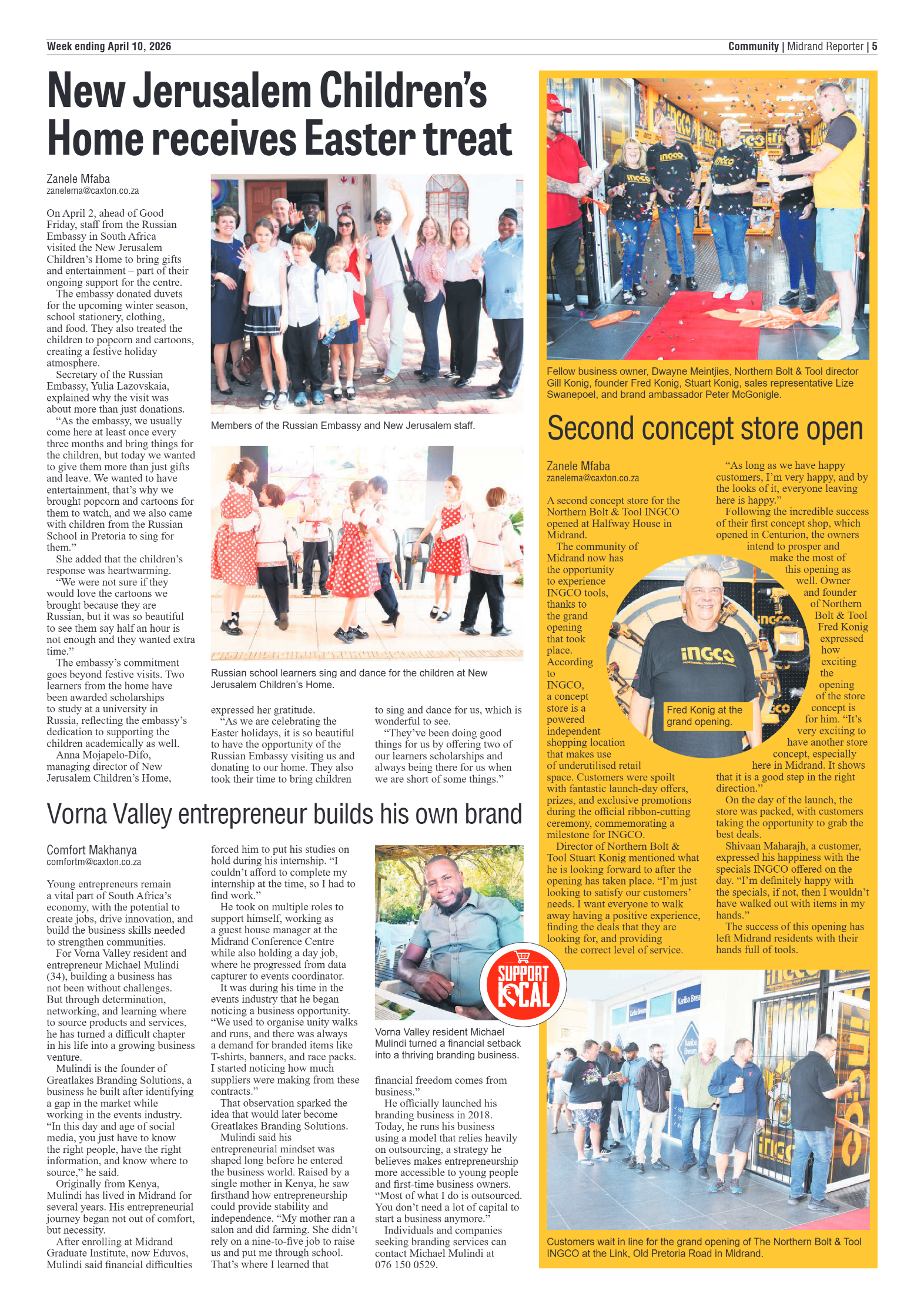 Midrand Reporter 10 April page 7