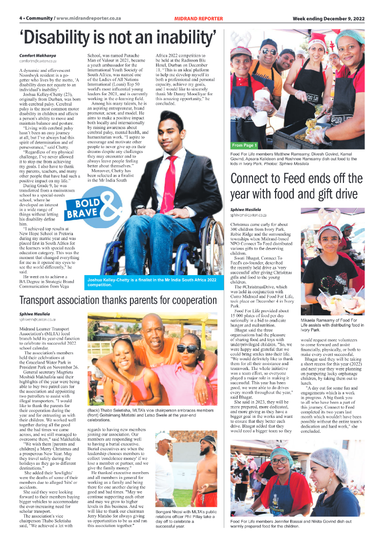 Midrand Reporter Dec 9 2022 page 4