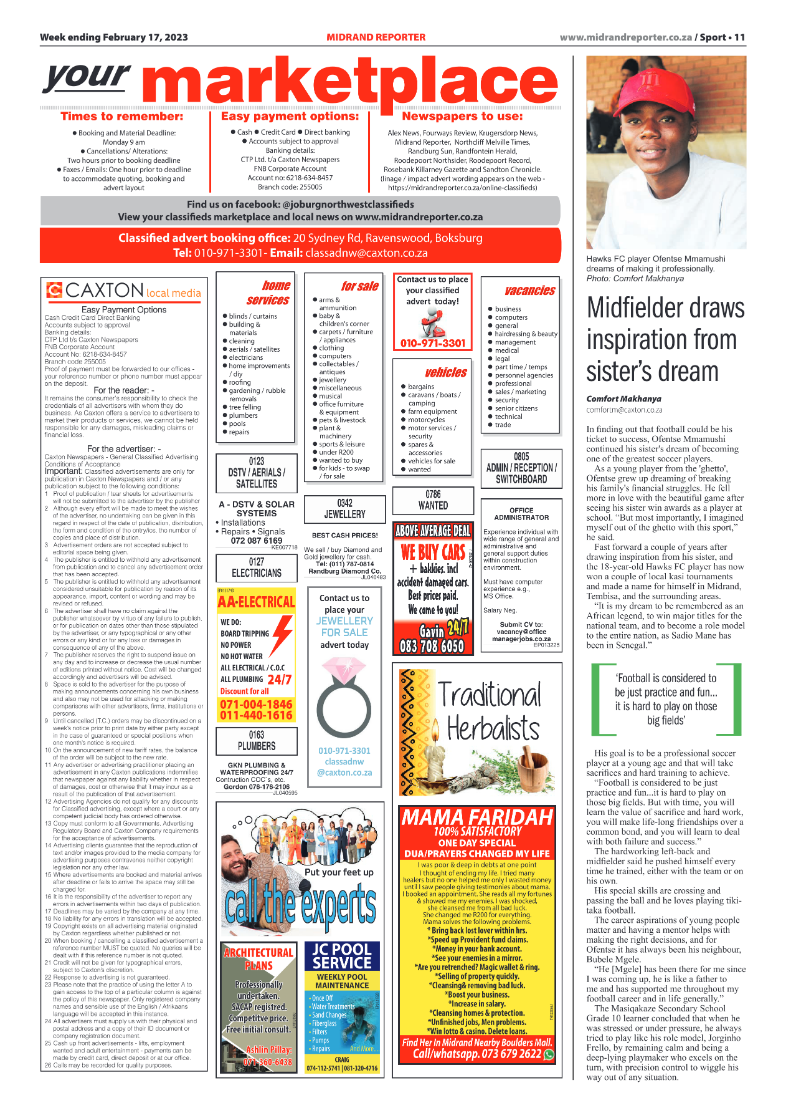 Midrand Reporter 17 Feb 2023 page 11