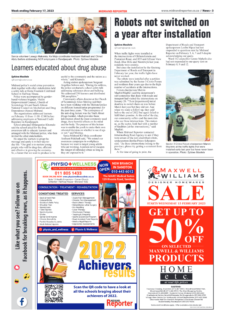 Midrand Reporter 17 Feb 2023 page 3