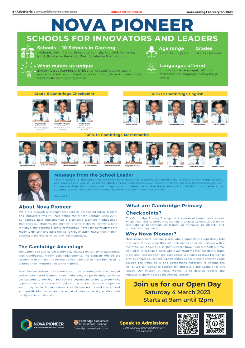 Midrand Reporter 17 Feb 2023 page 8