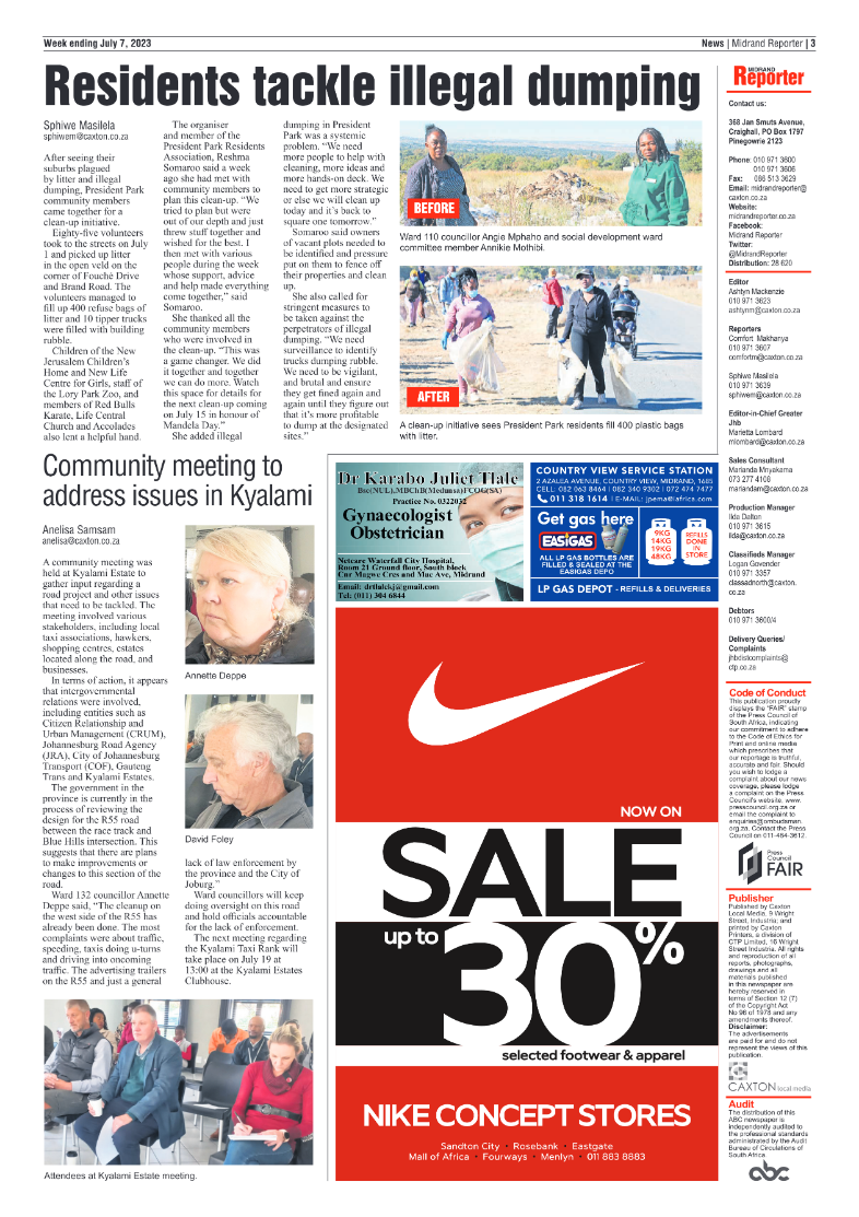Midrand Reporter July 7 2023 page 3