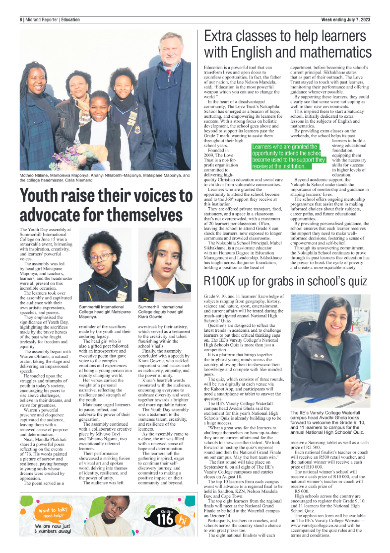 Midrand Reporter July 7 2023 page 8