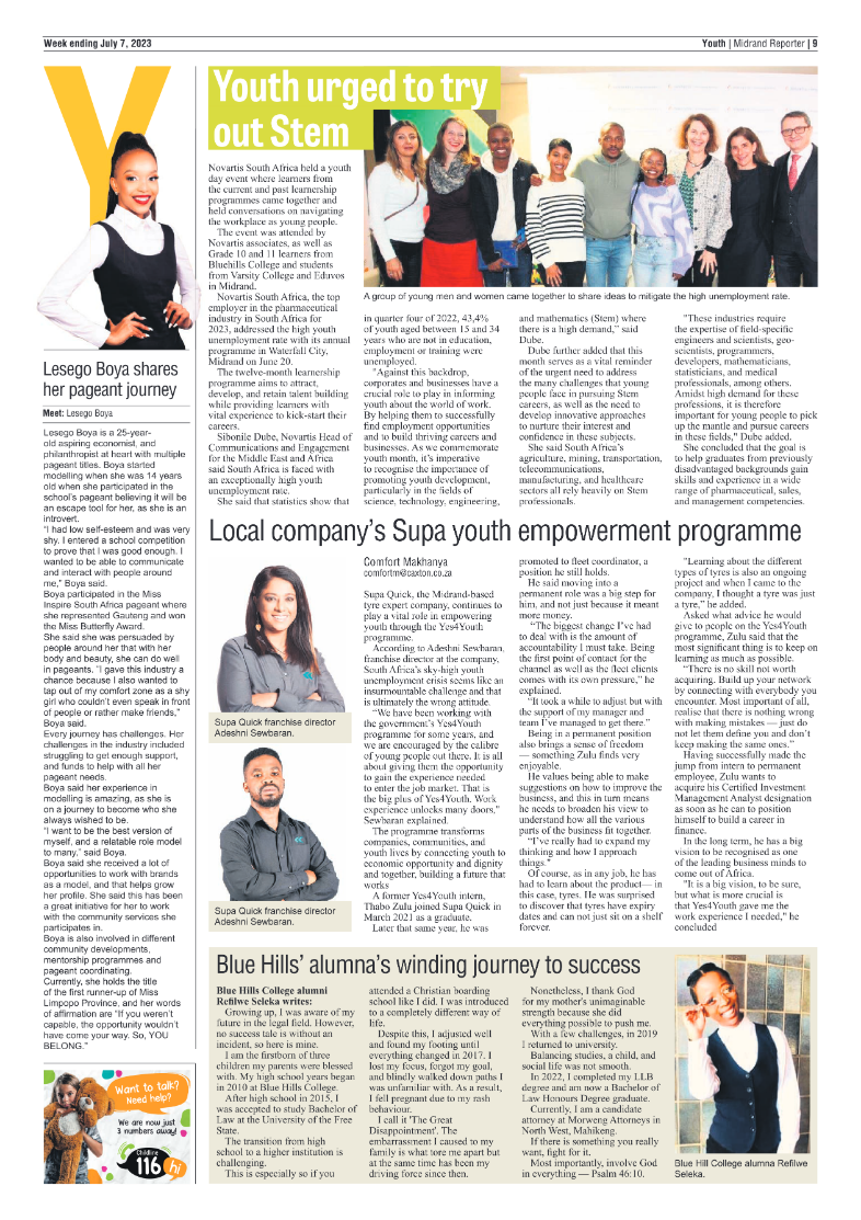 Midrand Reporter July 7 2023 page 9