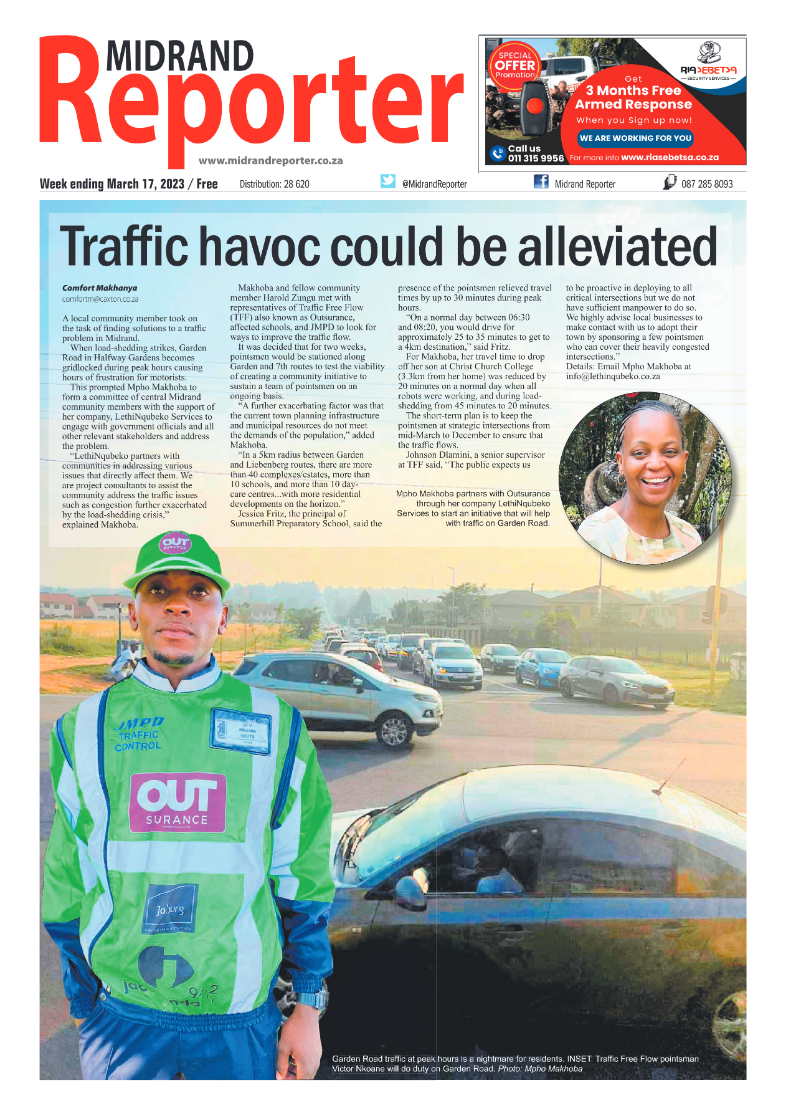 Midrand Reporter 17 March 2023 page 1
