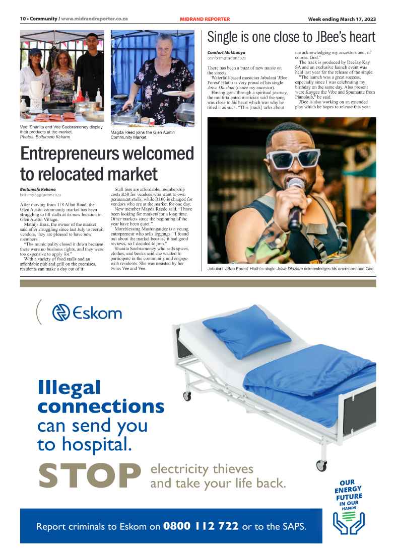 Midrand Reporter 17 March 2023 page 10