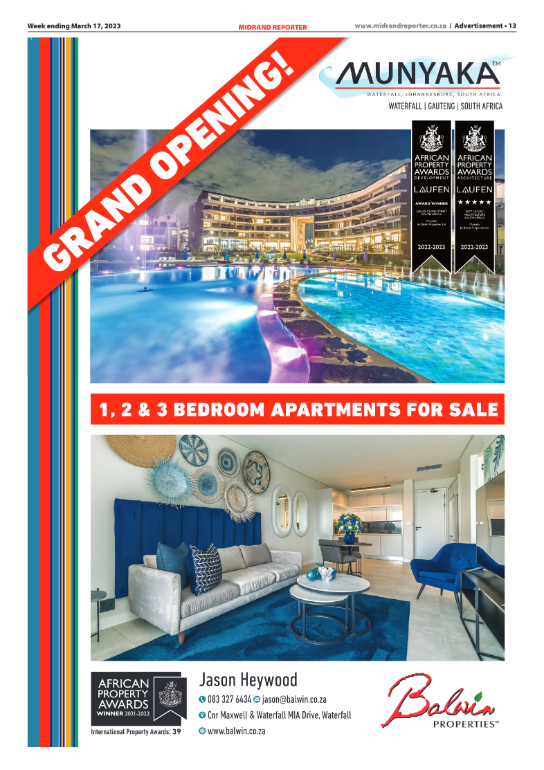 Midrand Reporter 17 March 2023 page 13