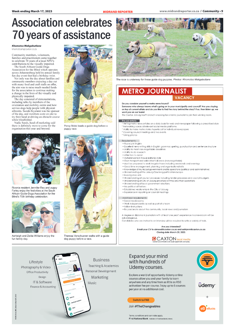 Midrand Reporter 17 March 2023 page 9