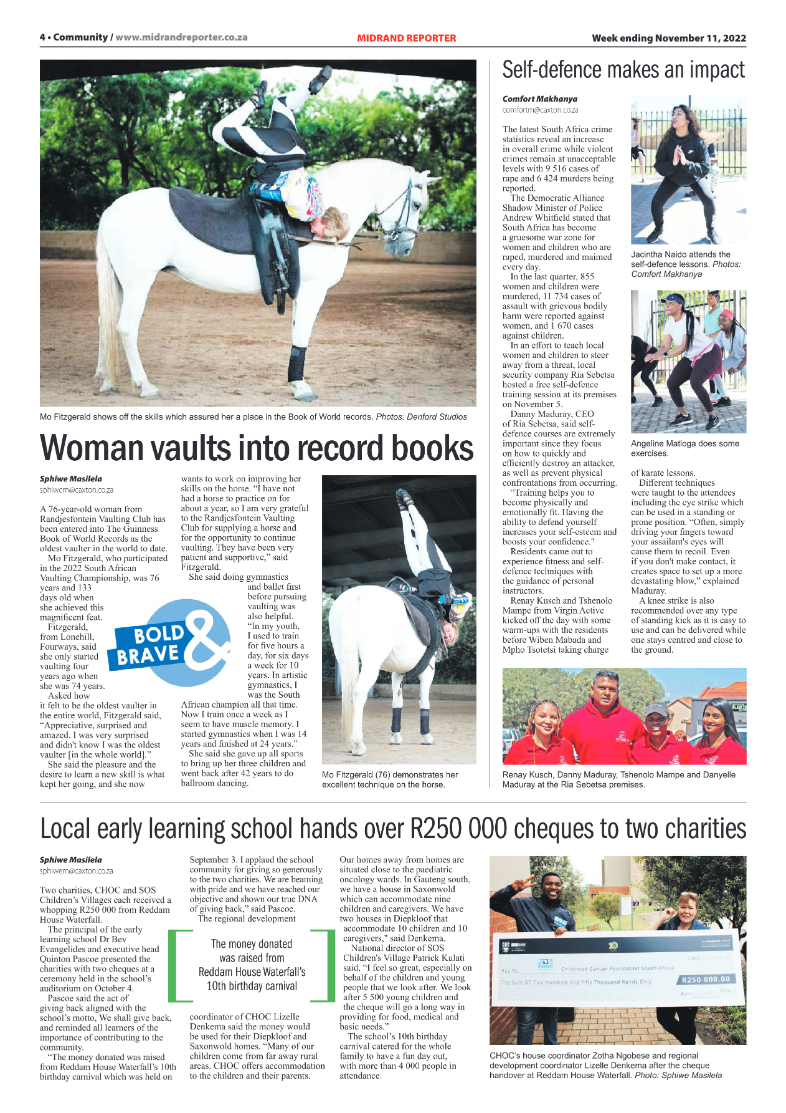 Midrand Reporter Nov 11 2022 page 4