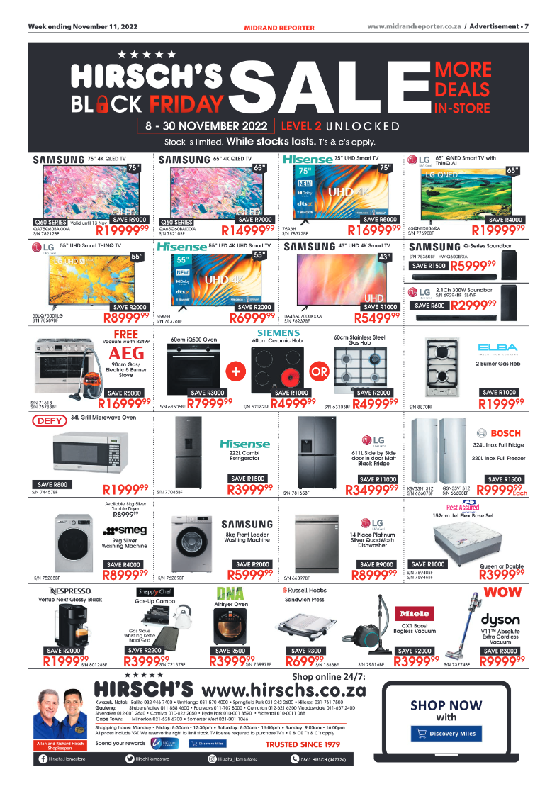 Midrand Reporter Nov 11 2022 page 7