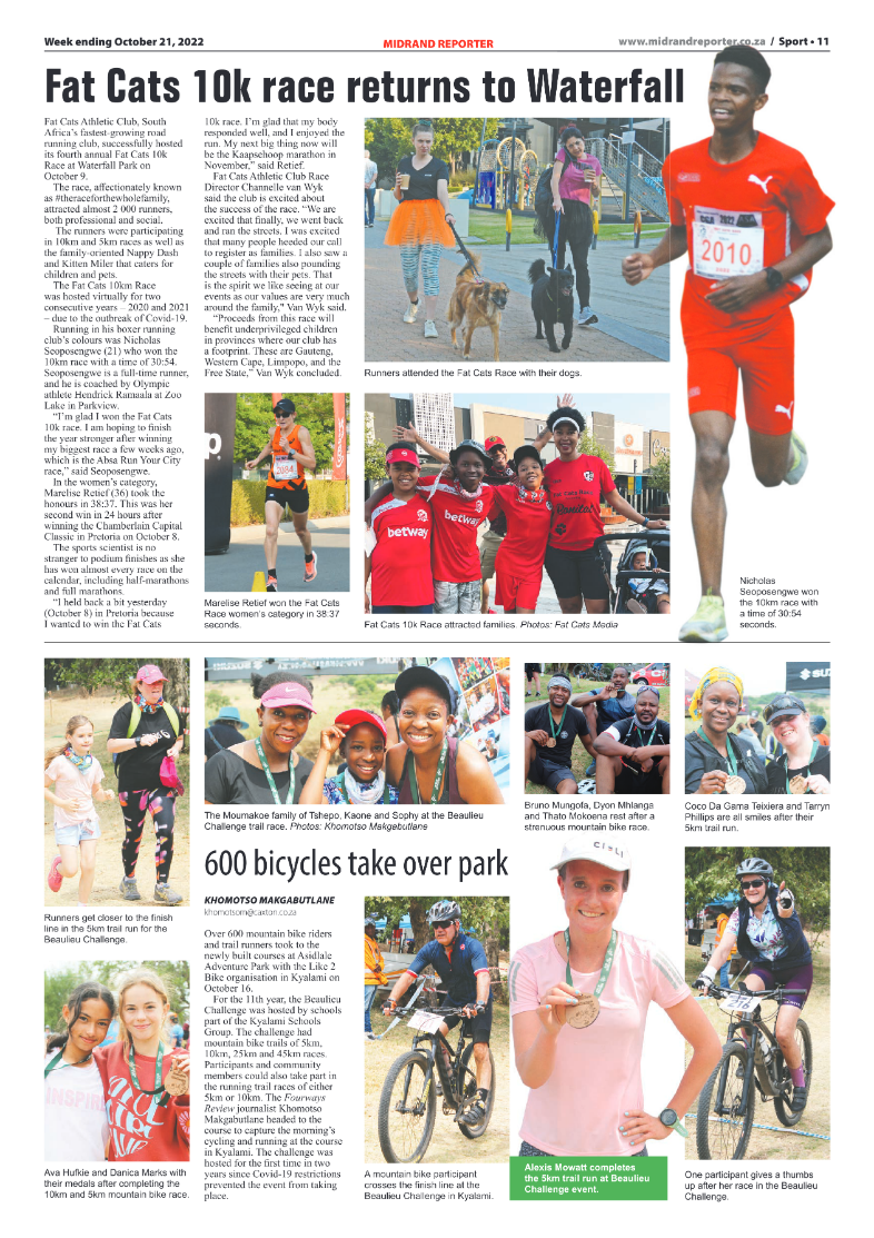 Midrand Reporter Oct 21 2022 page 11