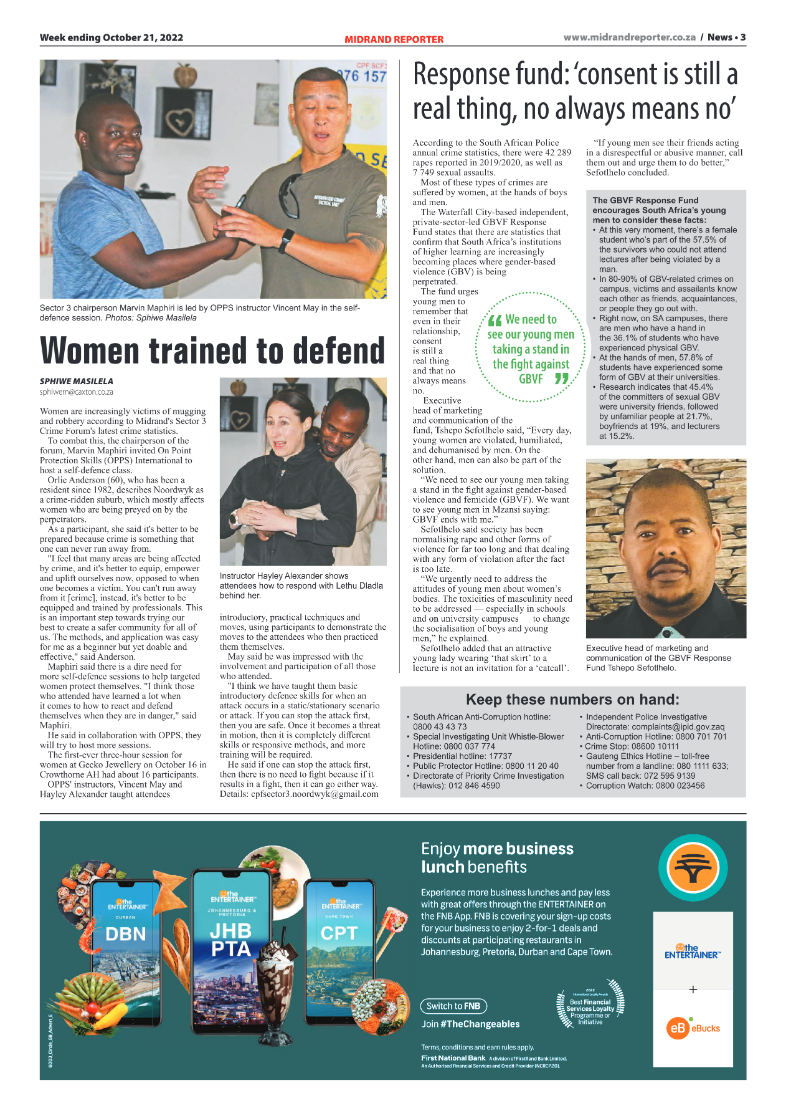 Midrand Reporter Oct 21 2022 page 3