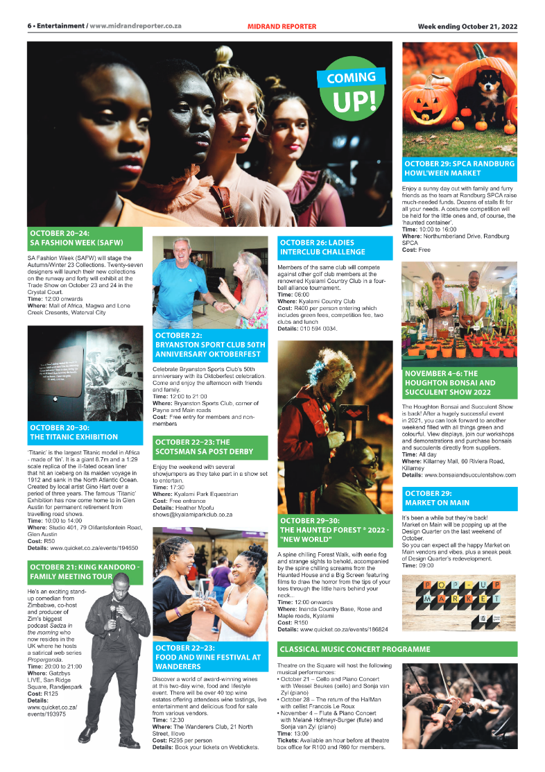 Midrand Reporter Oct 21 2022 page 6