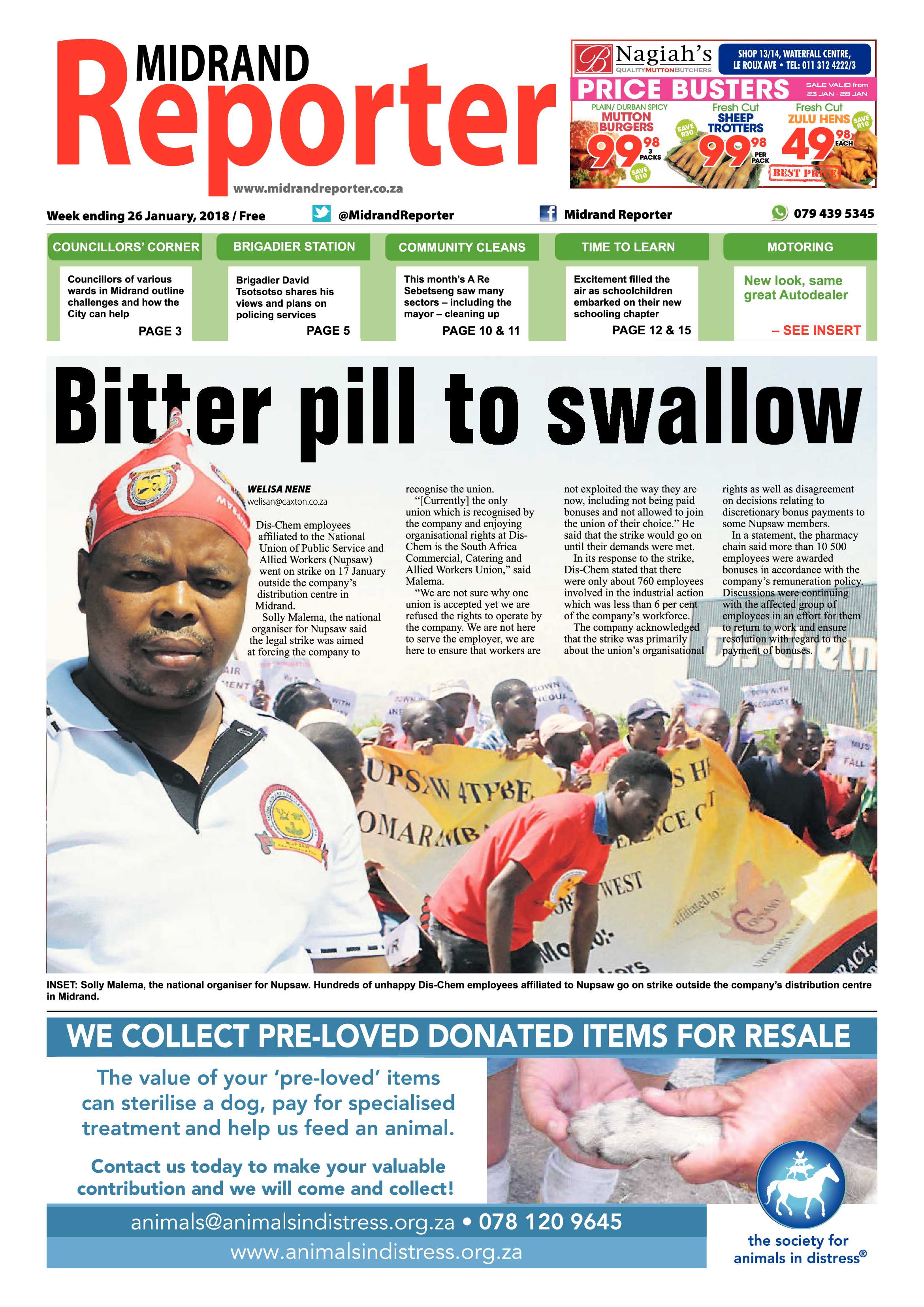 Midrand Reporter 26 January, 2018 page 1