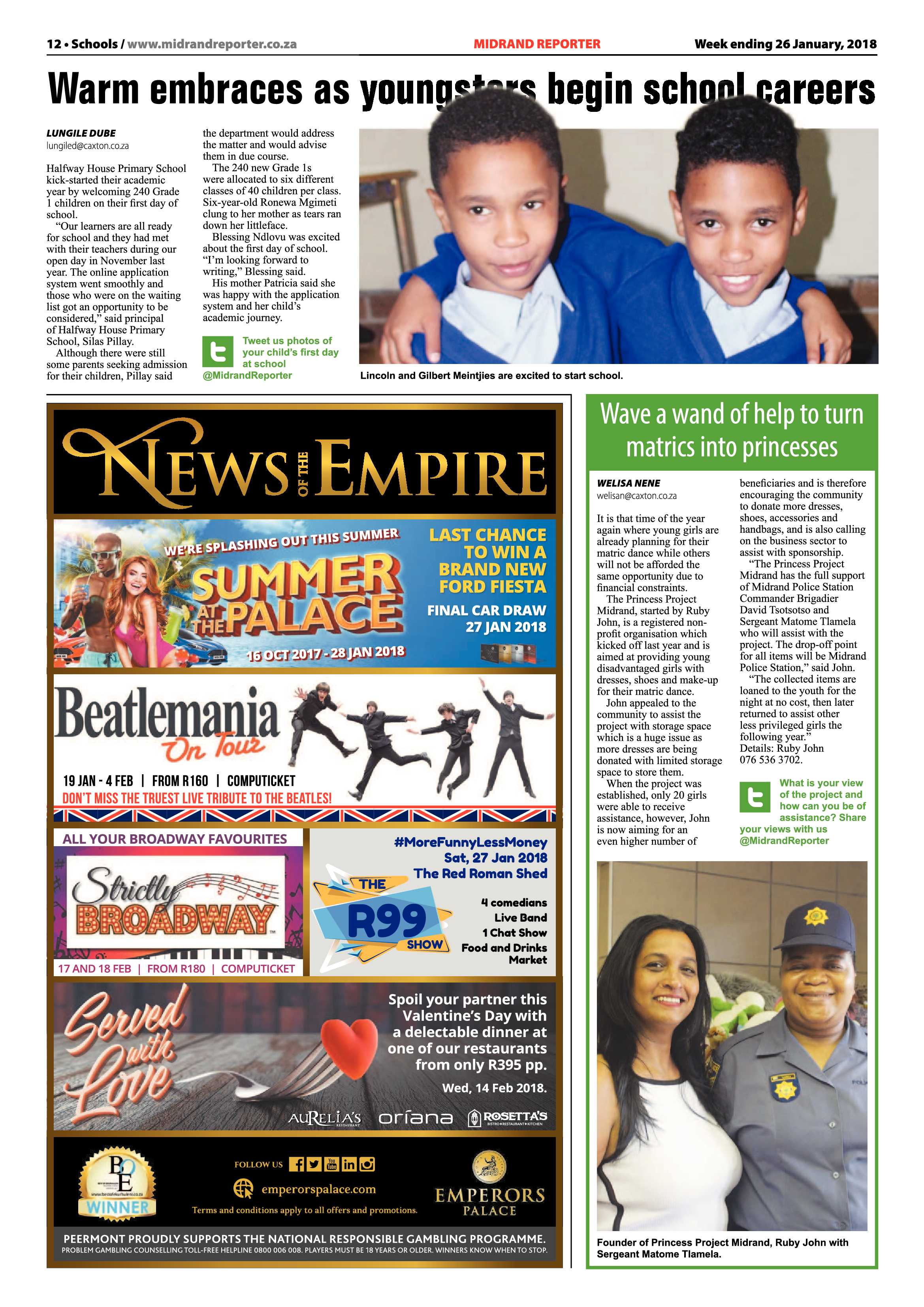 Midrand Reporter 26 January, 2018 page 12