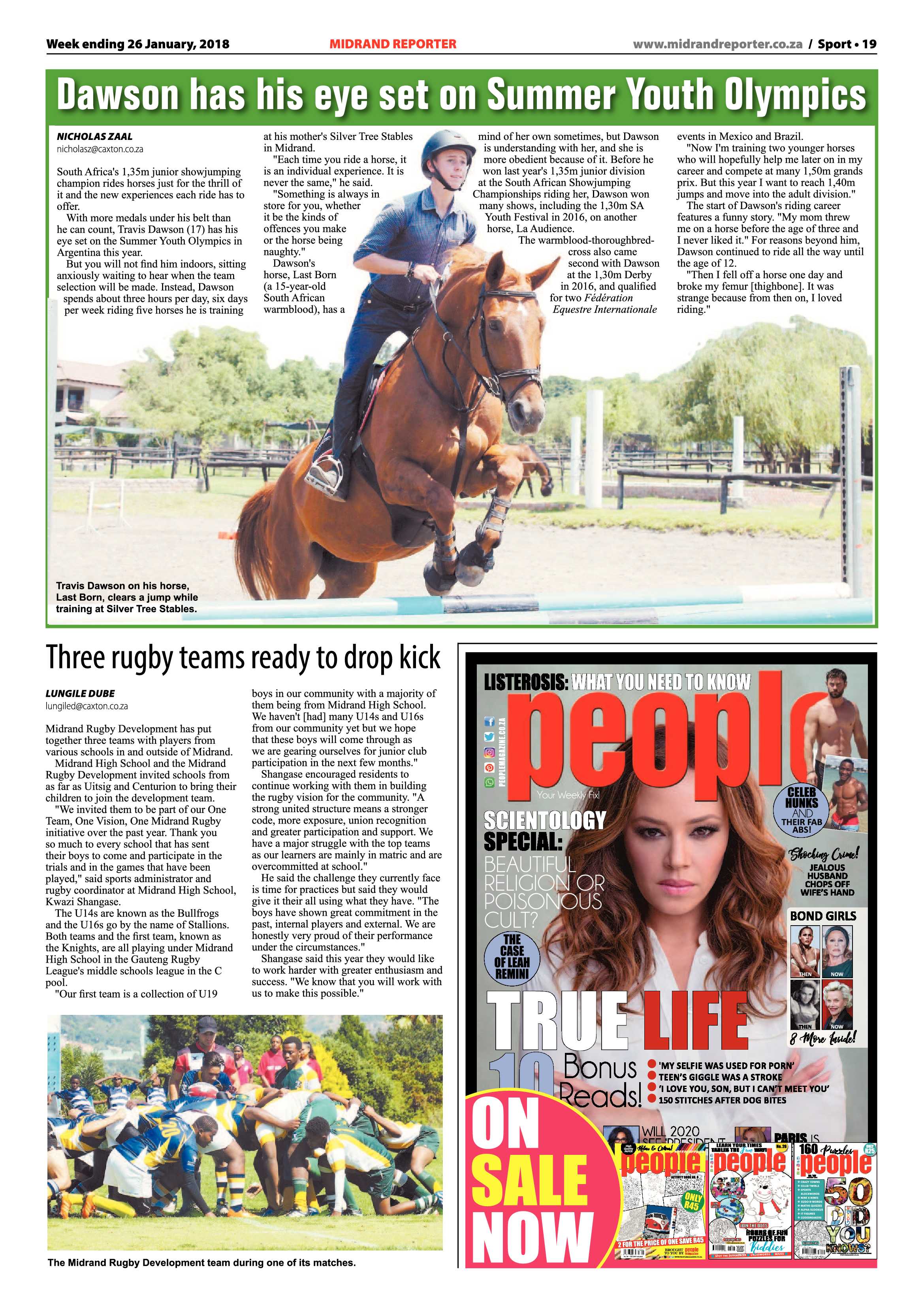 Midrand Reporter 26 January, 2018 page 19