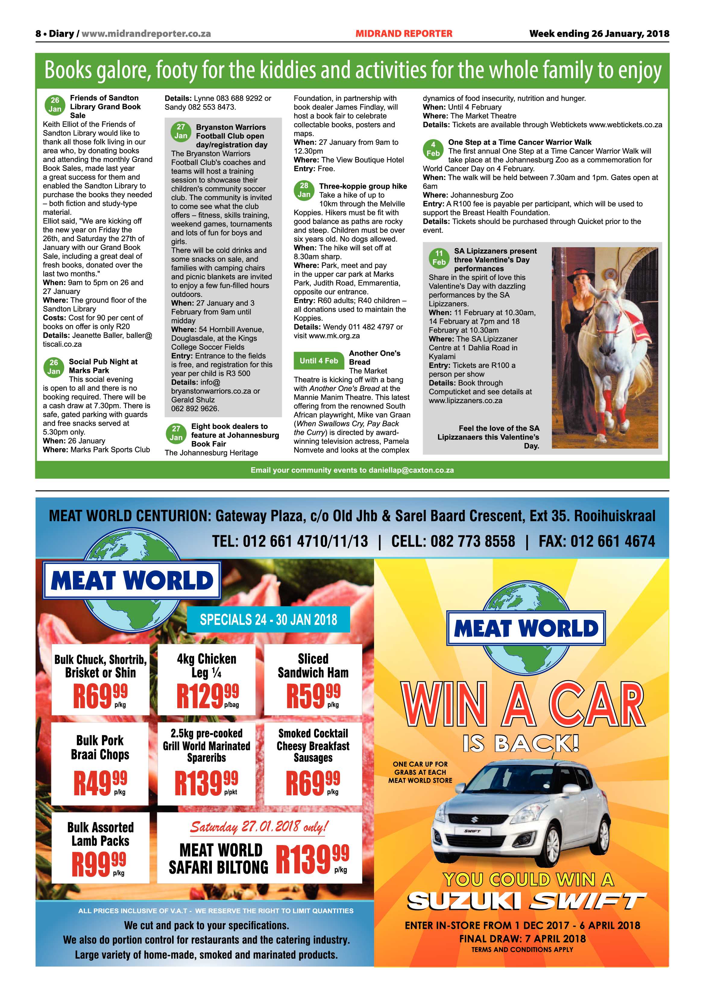 Midrand Reporter 26 January, 2018 page 8