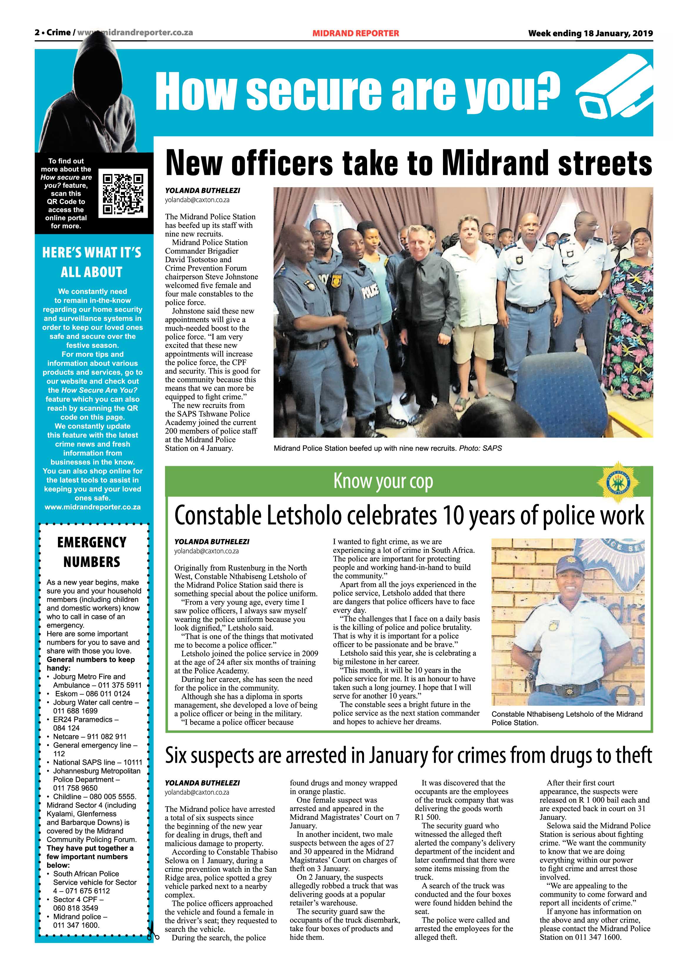 Midrand 18 January, 2019 page 2