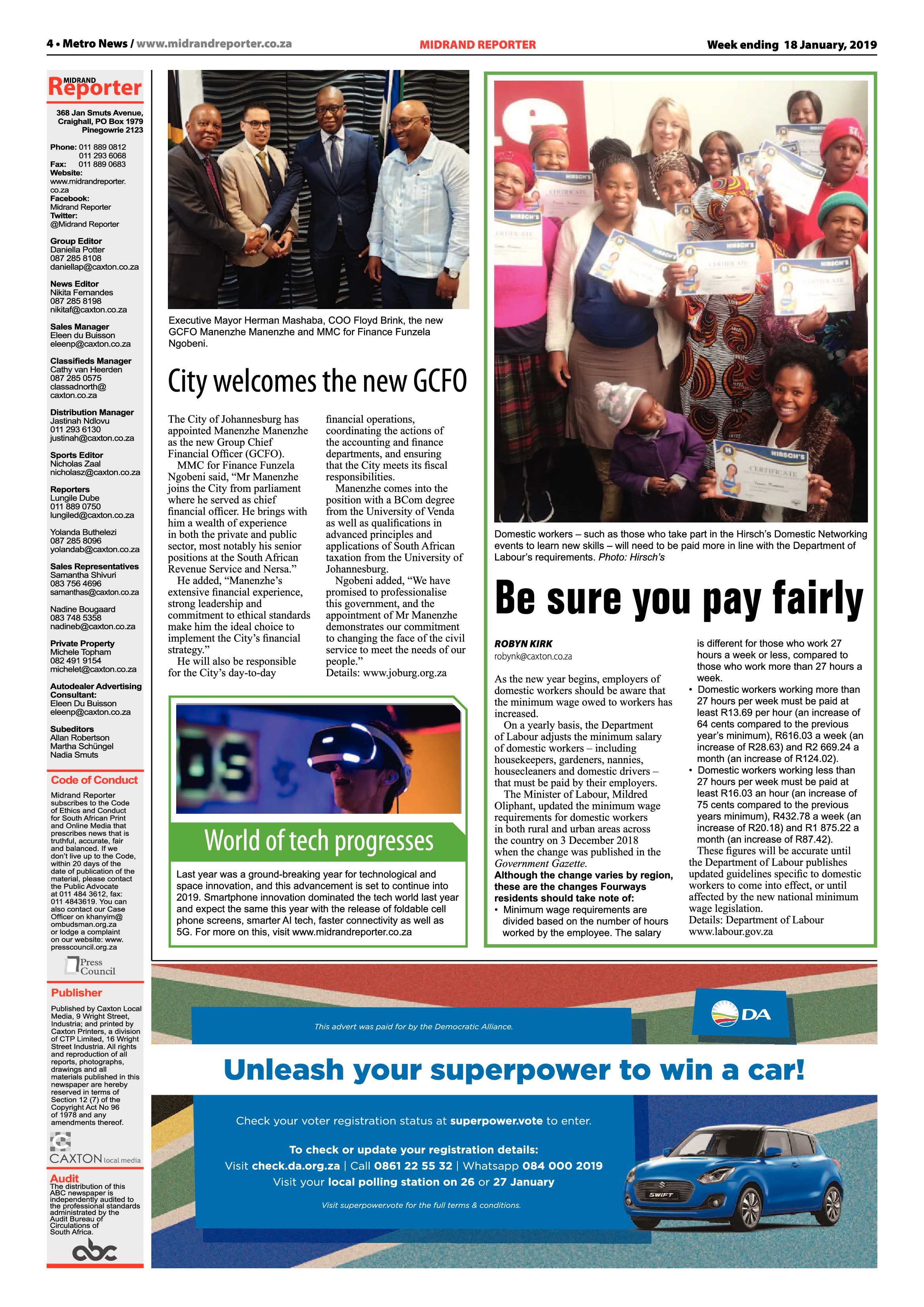 Midrand 18 January, 2019 page 4