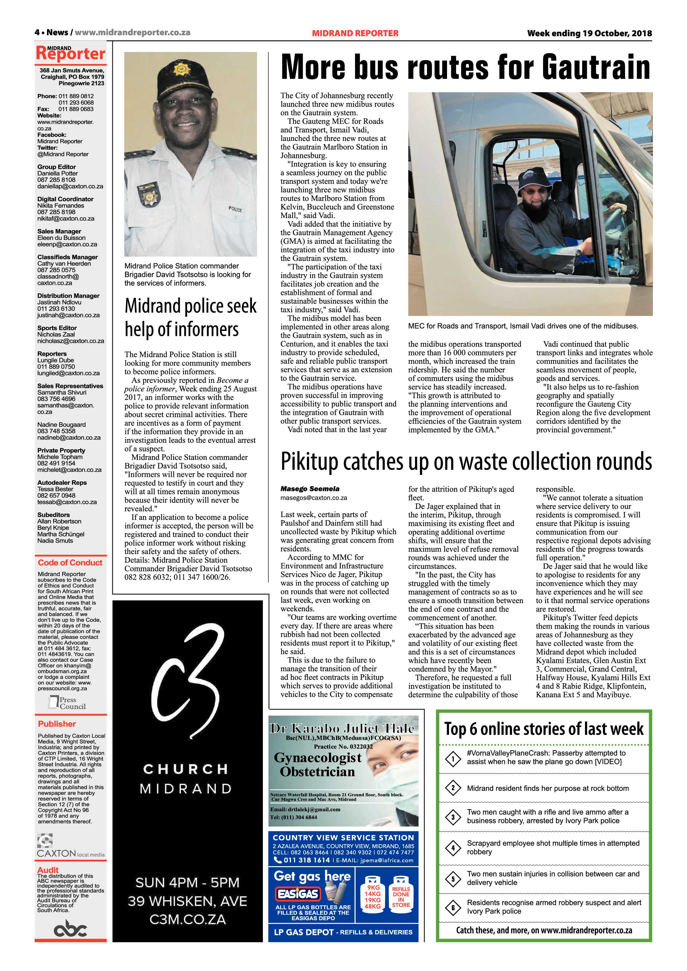 Midrand 19 October, 2018 page 4