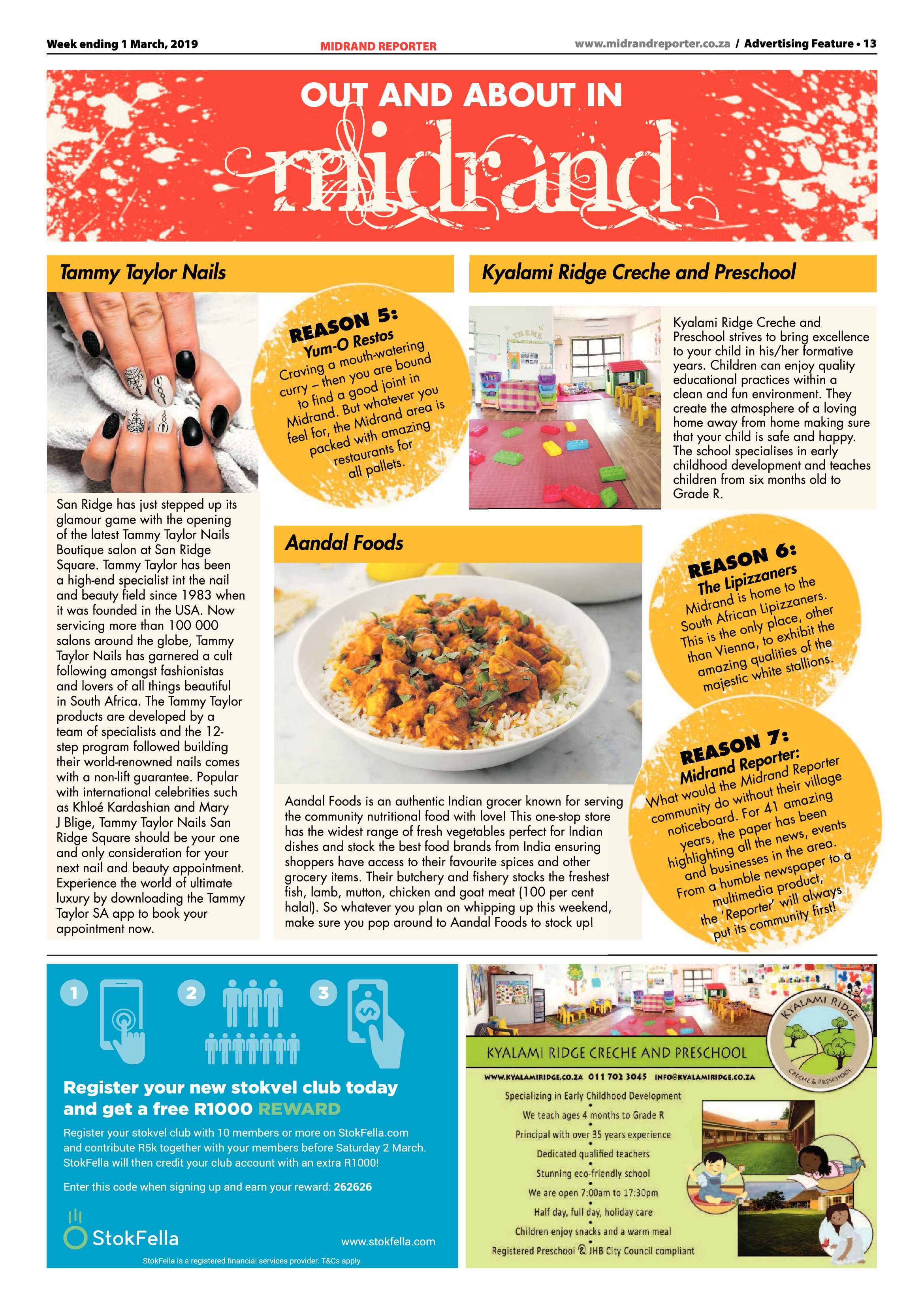 Midrand Reporter 1 March 2019 page 13