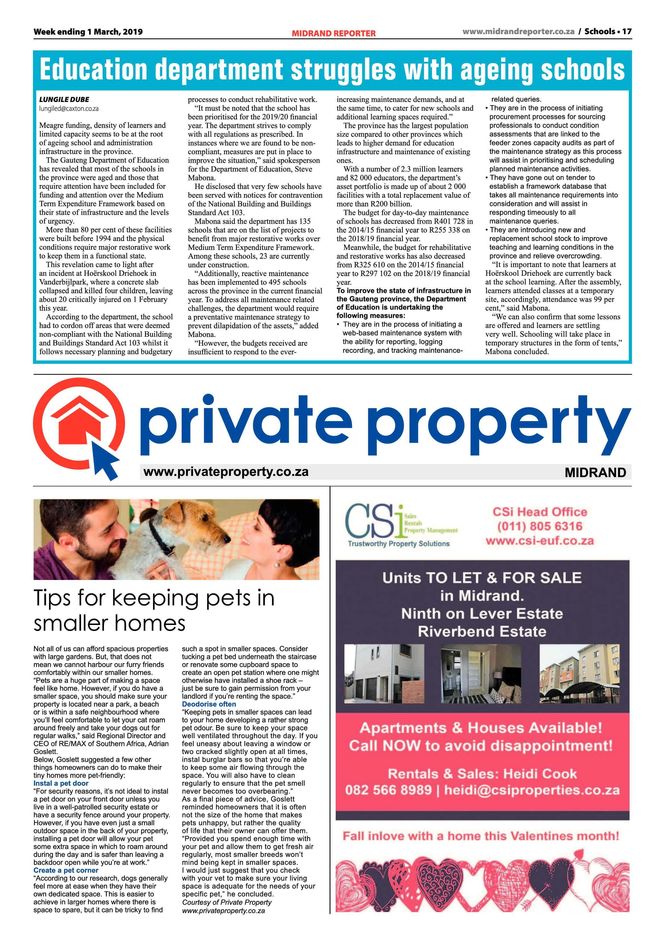 Midrand Reporter 1 March 2019 page 17