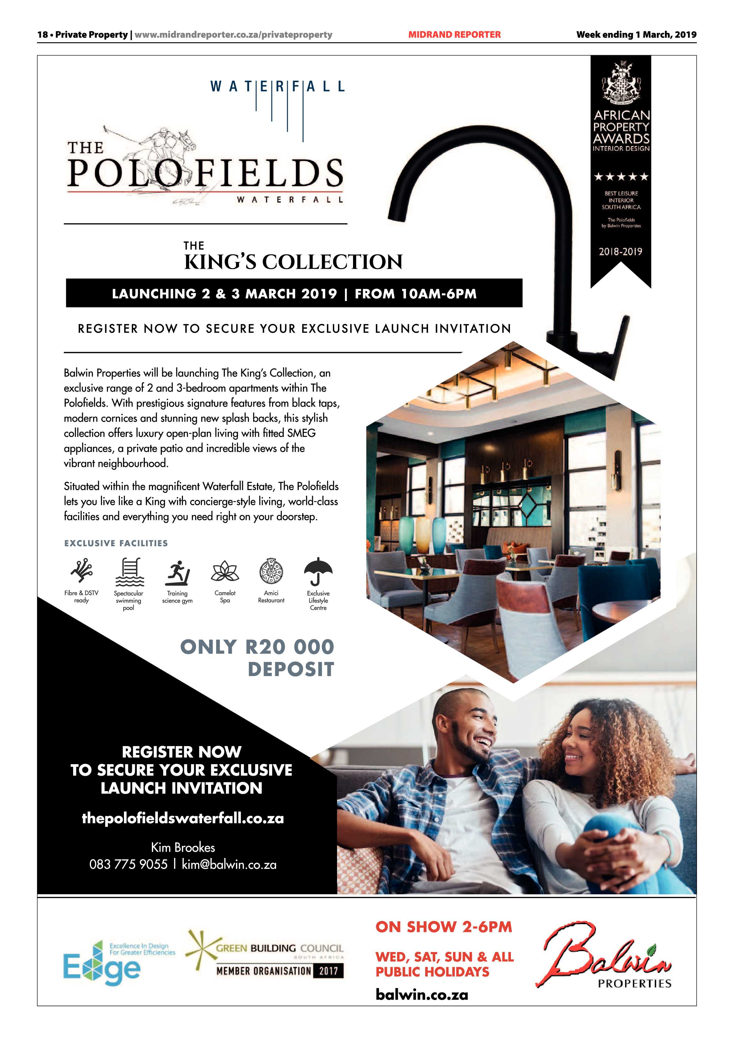 Midrand Reporter 1 March 2019 page 18