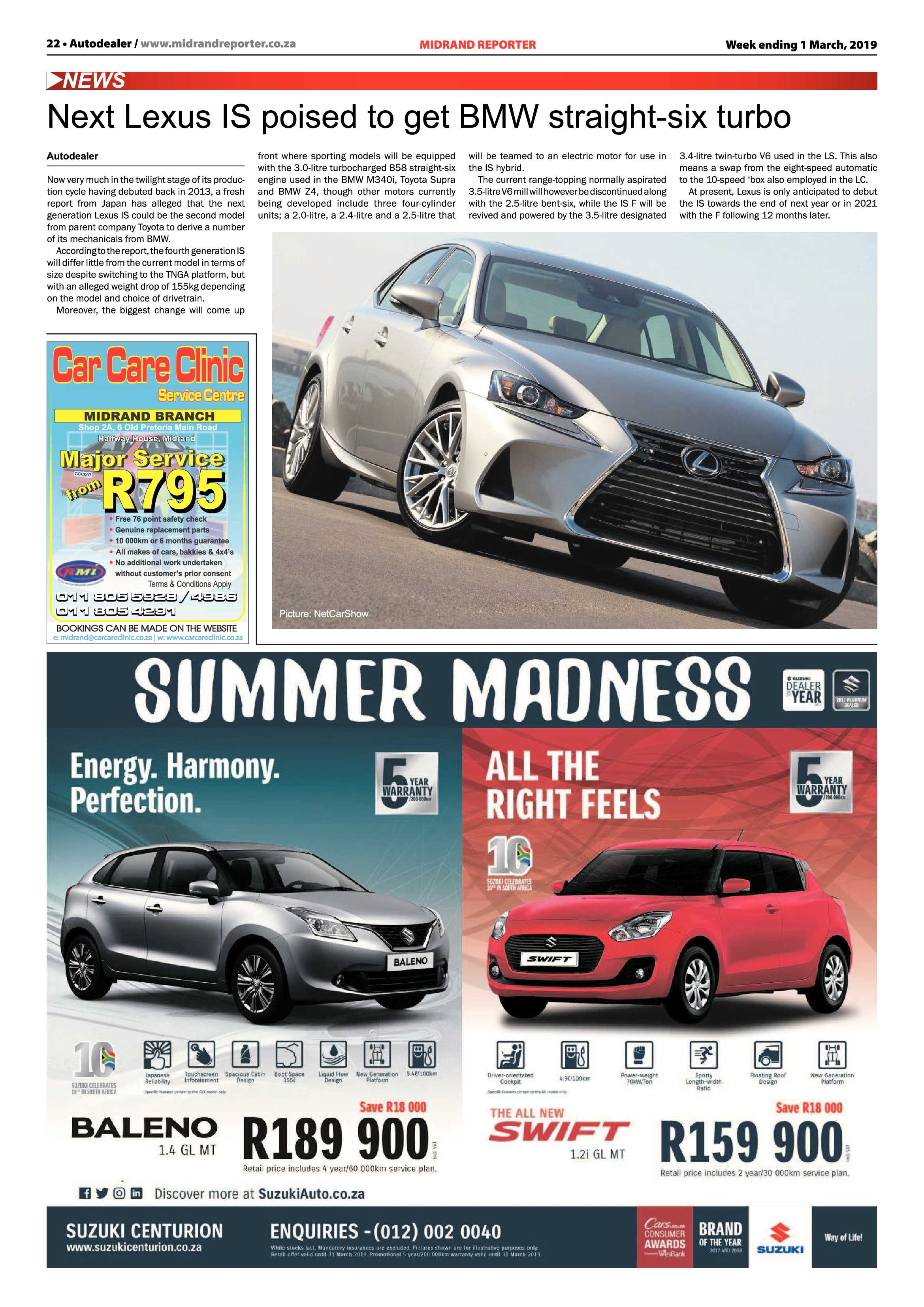Midrand Reporter 1 March 2019 page 22