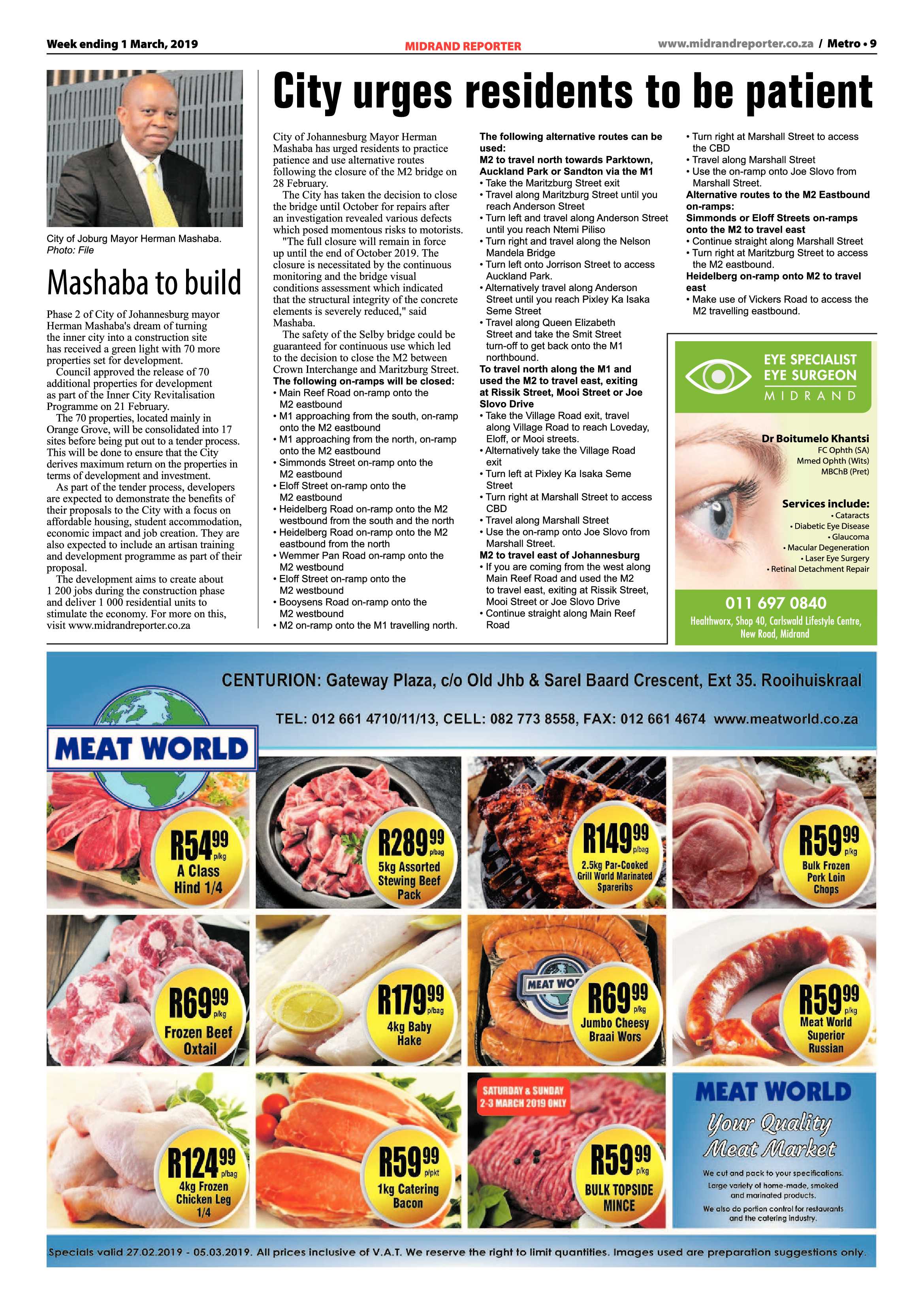 Midrand Reporter 1 March 2019 page 9