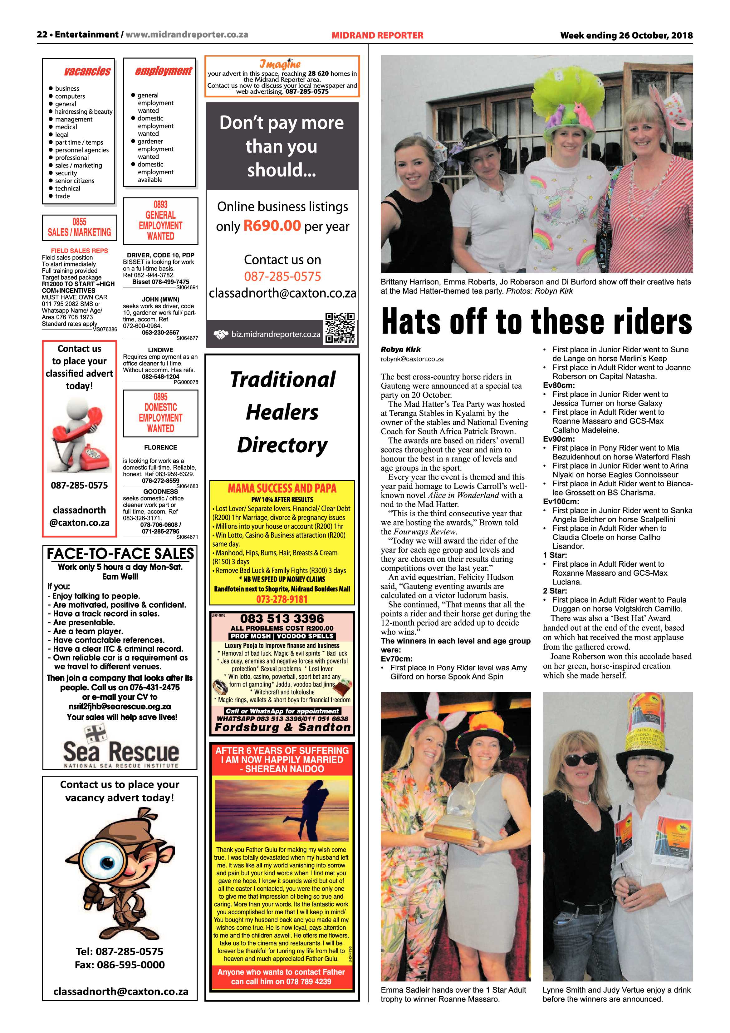 Midrand 26 October, 2018 page 22