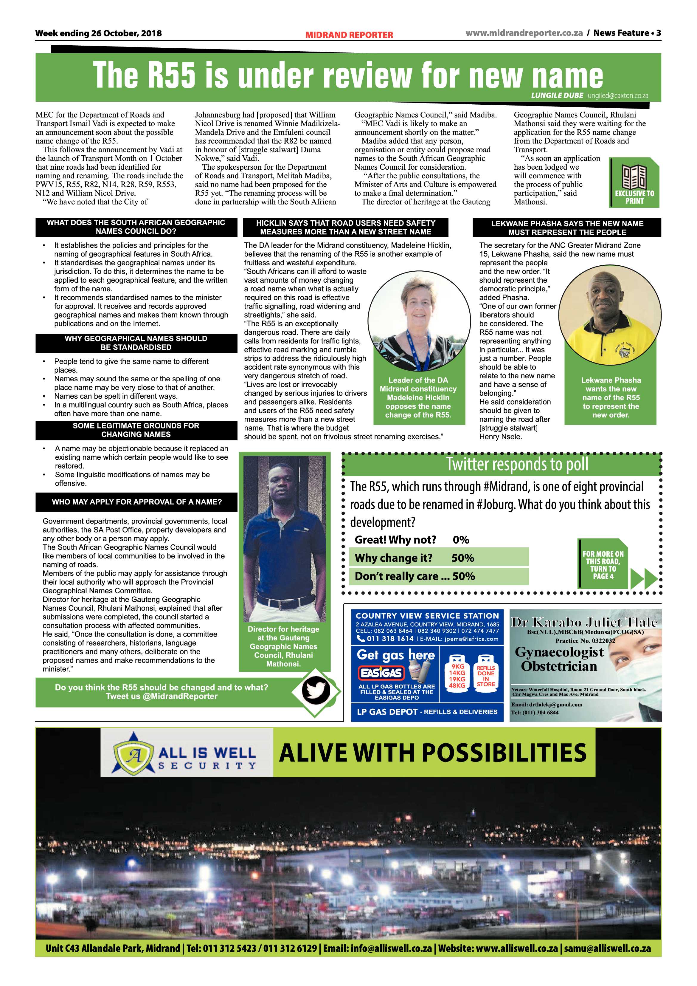 Midrand 26 October, 2018 page 3